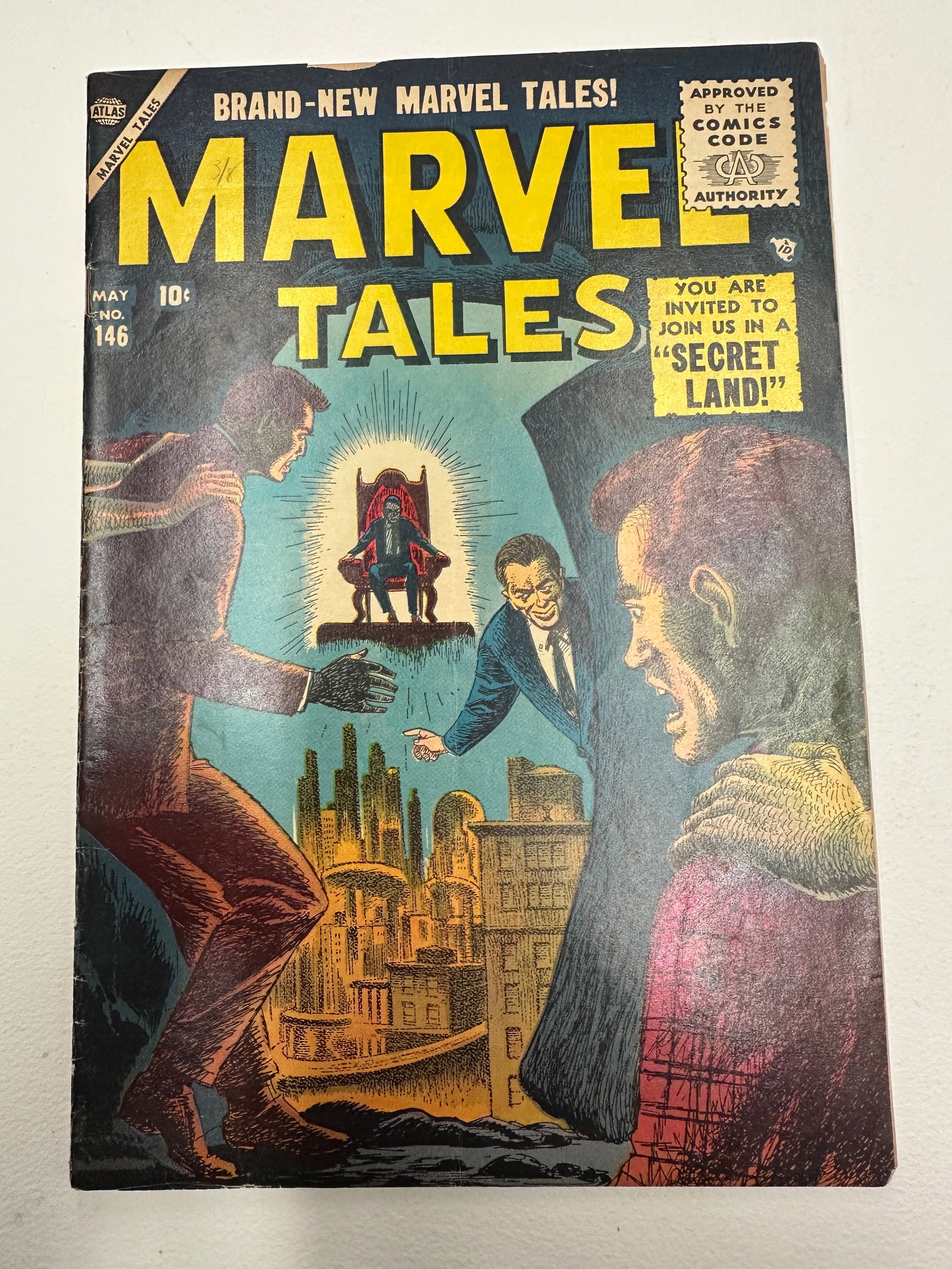 Golden Age Comic Book Marvel Tales # 146 May 1956 Horror (1 of 3)
