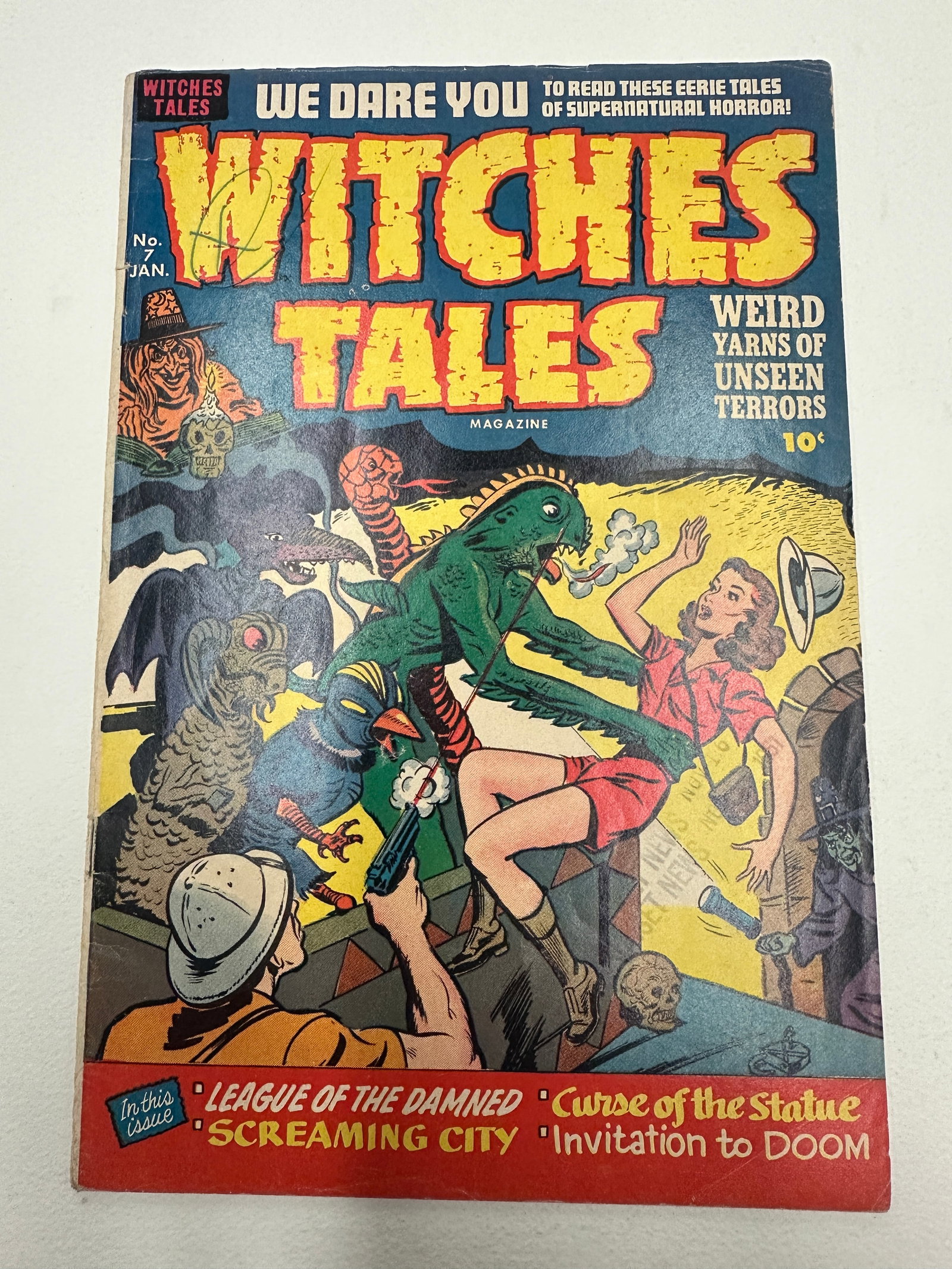 Golden Age Comic Book Golden Age Comic Book Witches Tales # 7 Harvey Comics 1952 (1 of 3)