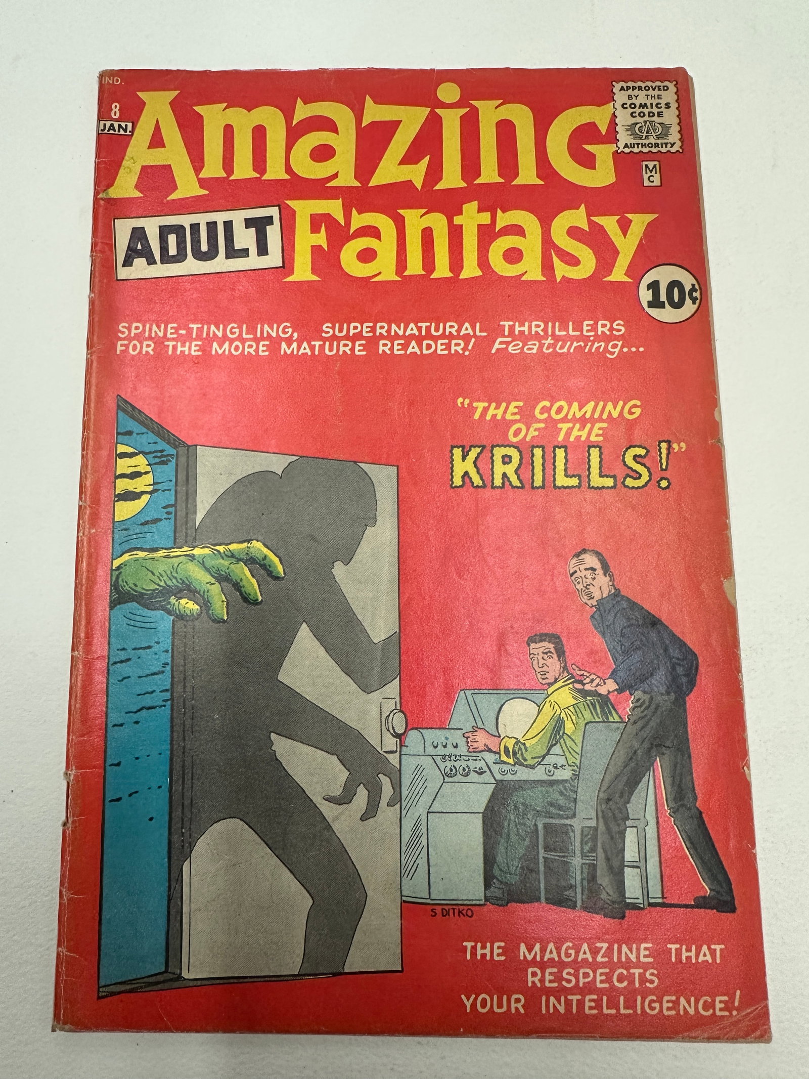 Golden Age Comic Book AMAZING ADULT FANTASY # 8 10C 1962 (1 of 3)