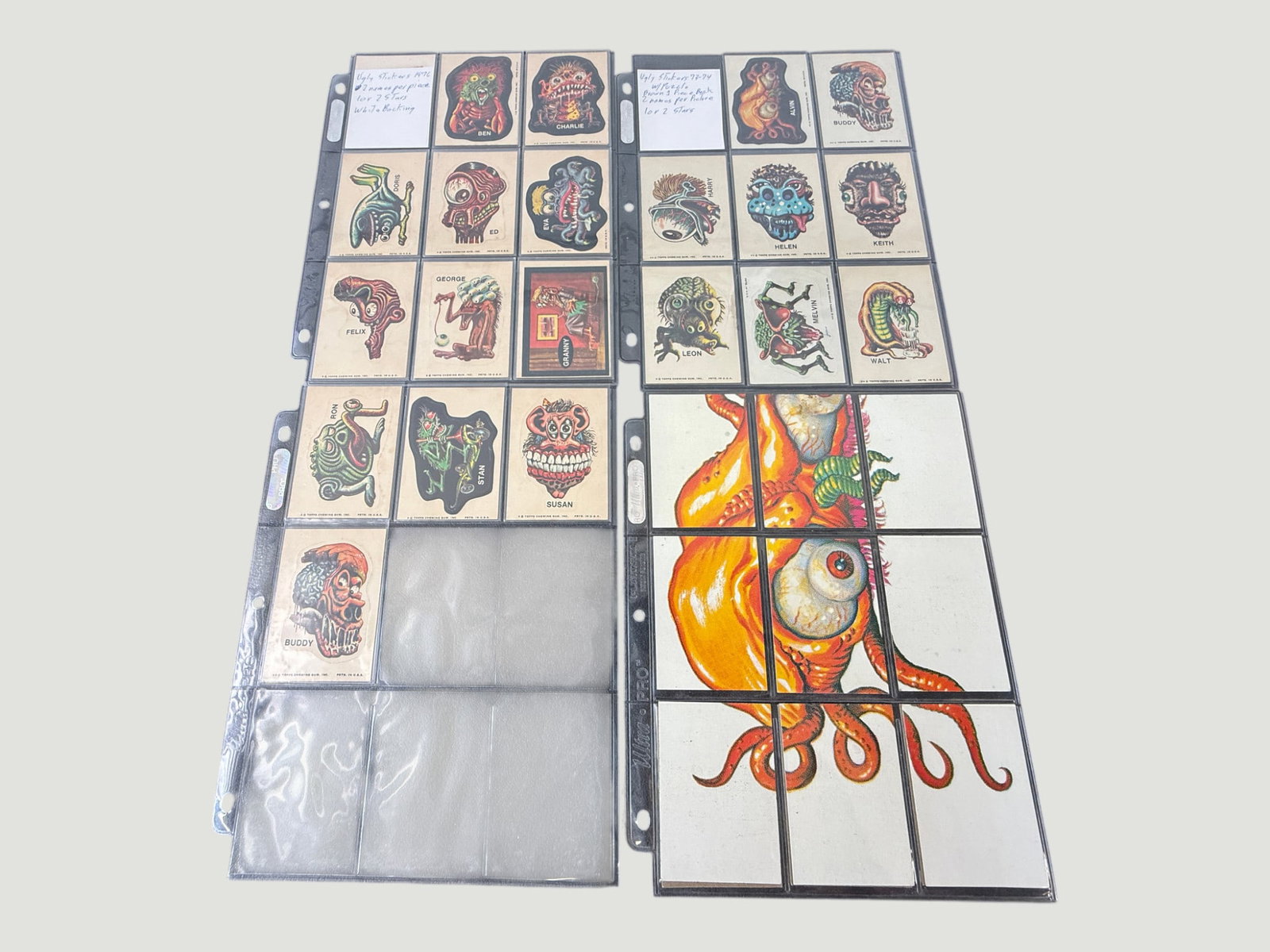 Vintage Sci-Fi Horror Trading Cards (1 of 2)