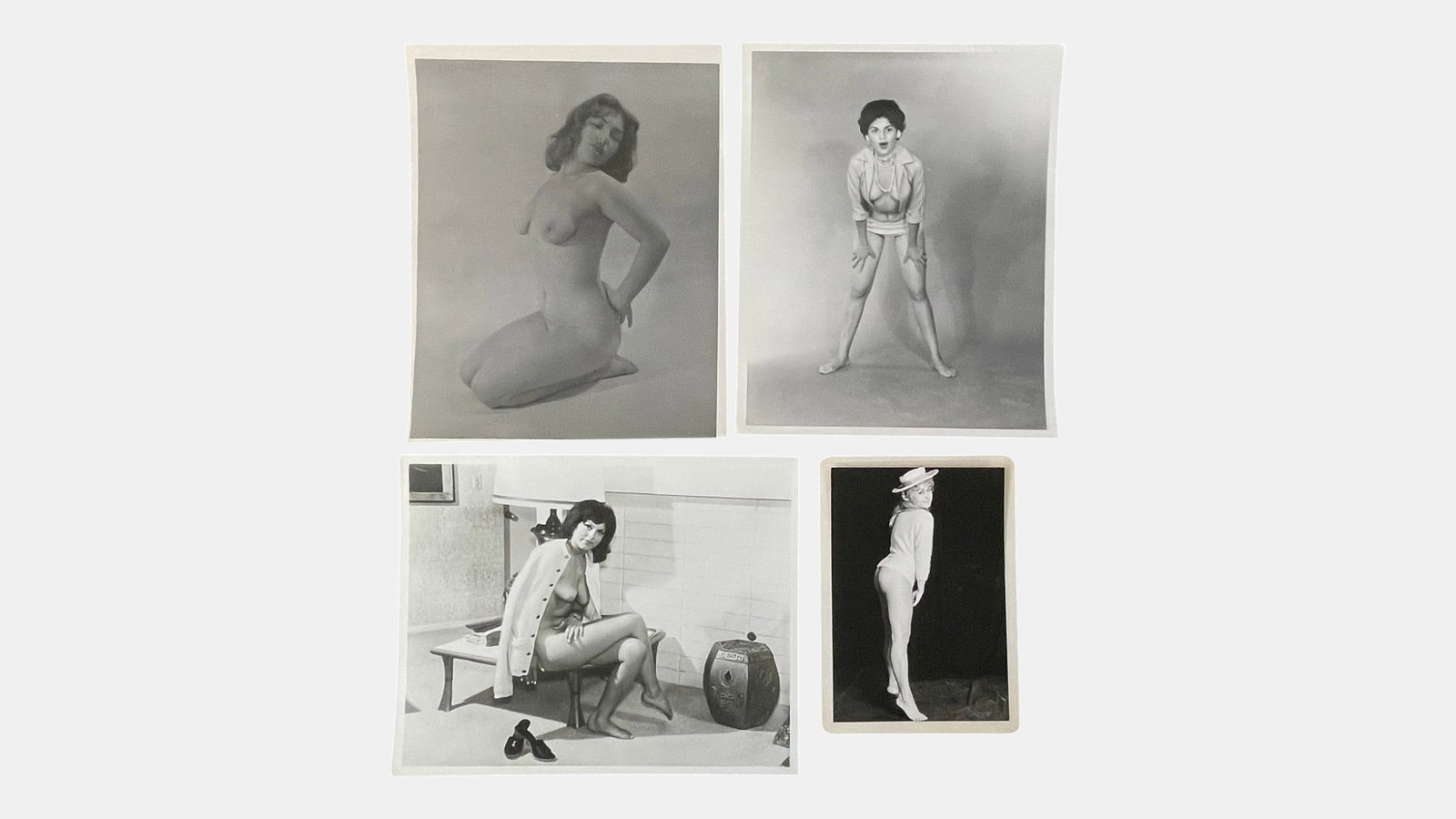 Vintage B&W Erotic Adult Photographs: Vintage B&W Erotic Adult Photographs. Sizes can include 3x5, 8x10 and more.