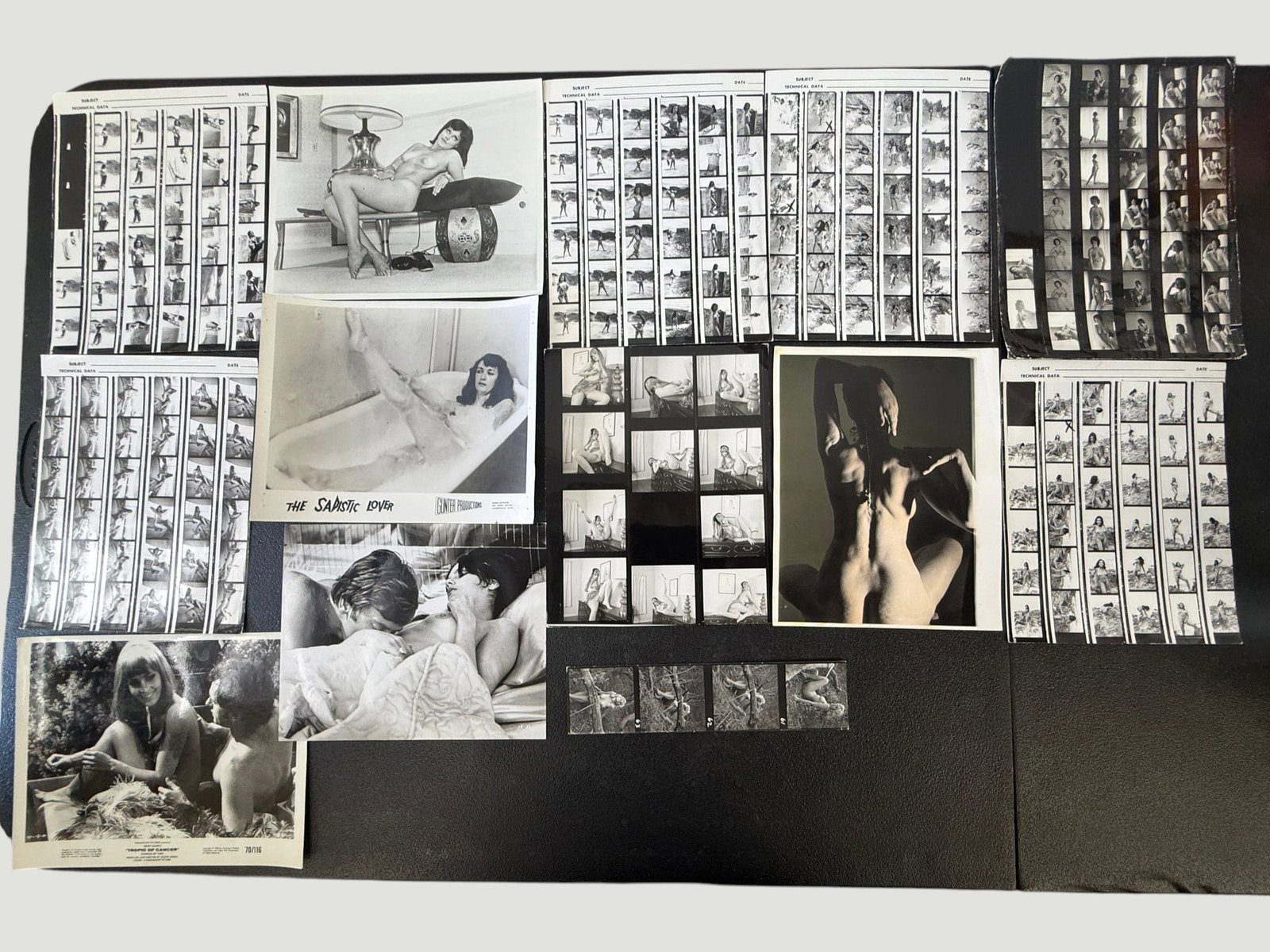 Vintage Black and White Adult Erotic Photograph Collection Lot: Vintage Black and White Adult Erotic Photograph Collection Lot