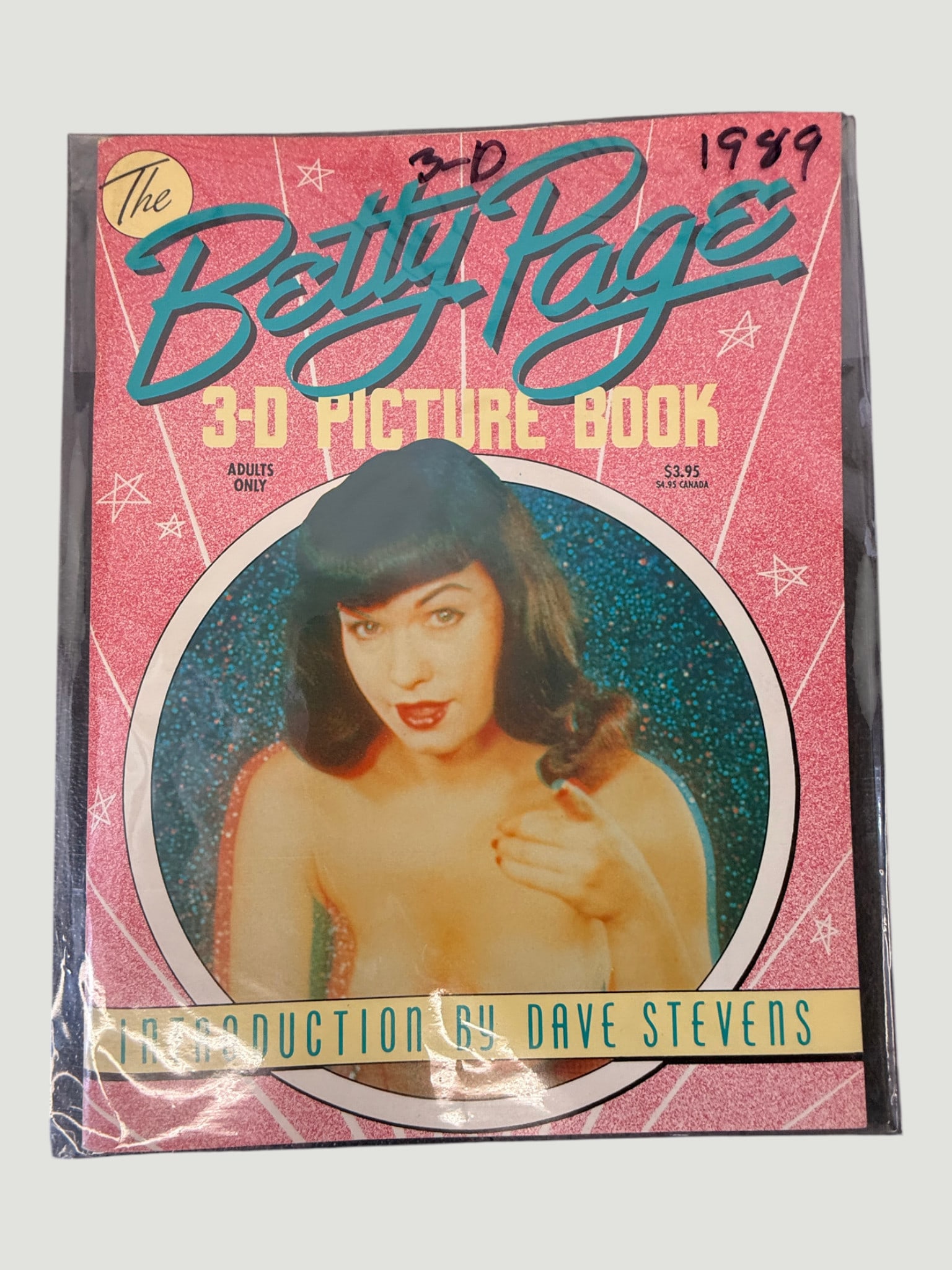 Bettie Page 1989 Vintage 3-d Picture Book: Bettie Page 1989 Vintage 3-d Picture Book