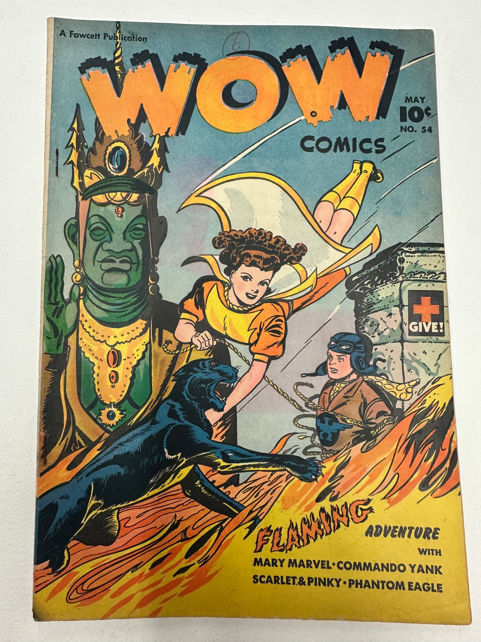 WOW Comics #54 Fawcett Publications 1947 Mary Marvel Golden Age (1 of 3)