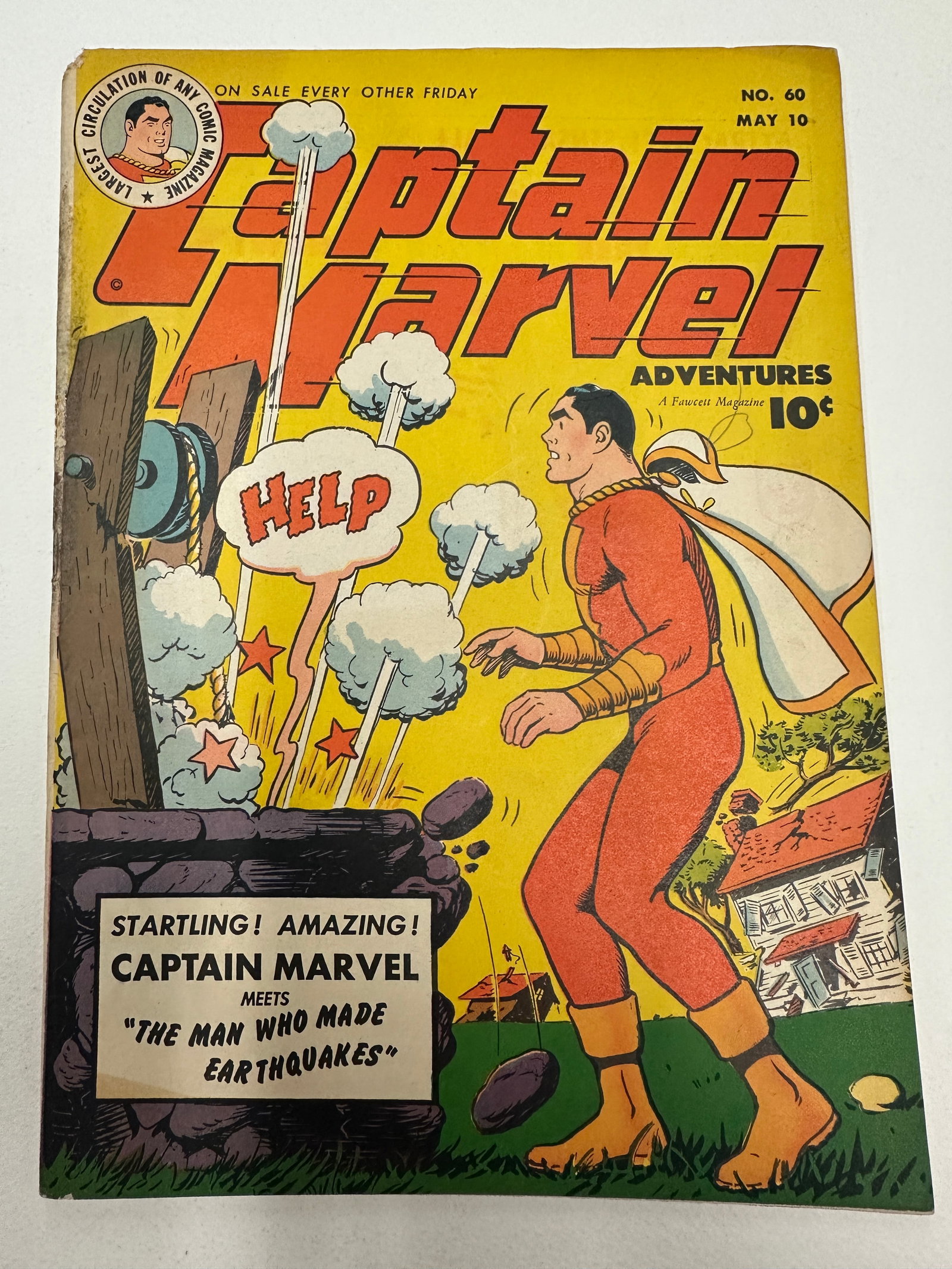 Captain Marvel Adventures #60 Fawcett Comics 1946 Golden Age (1 of 3)