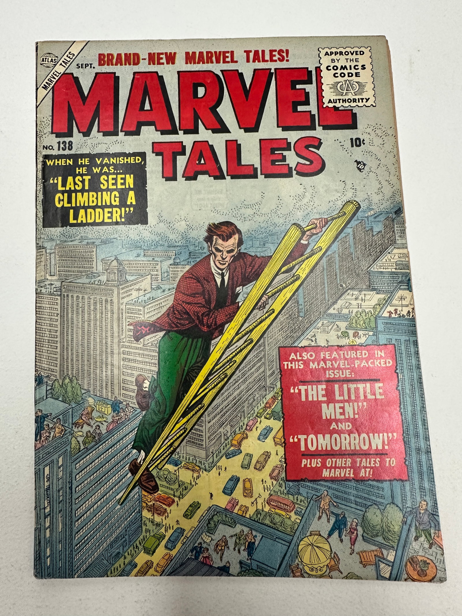 Marvel Tales #138 Atlas Comics Sept 1956 Pre-Marvel Horror/Sci-Fi Anthology (1 of 3)