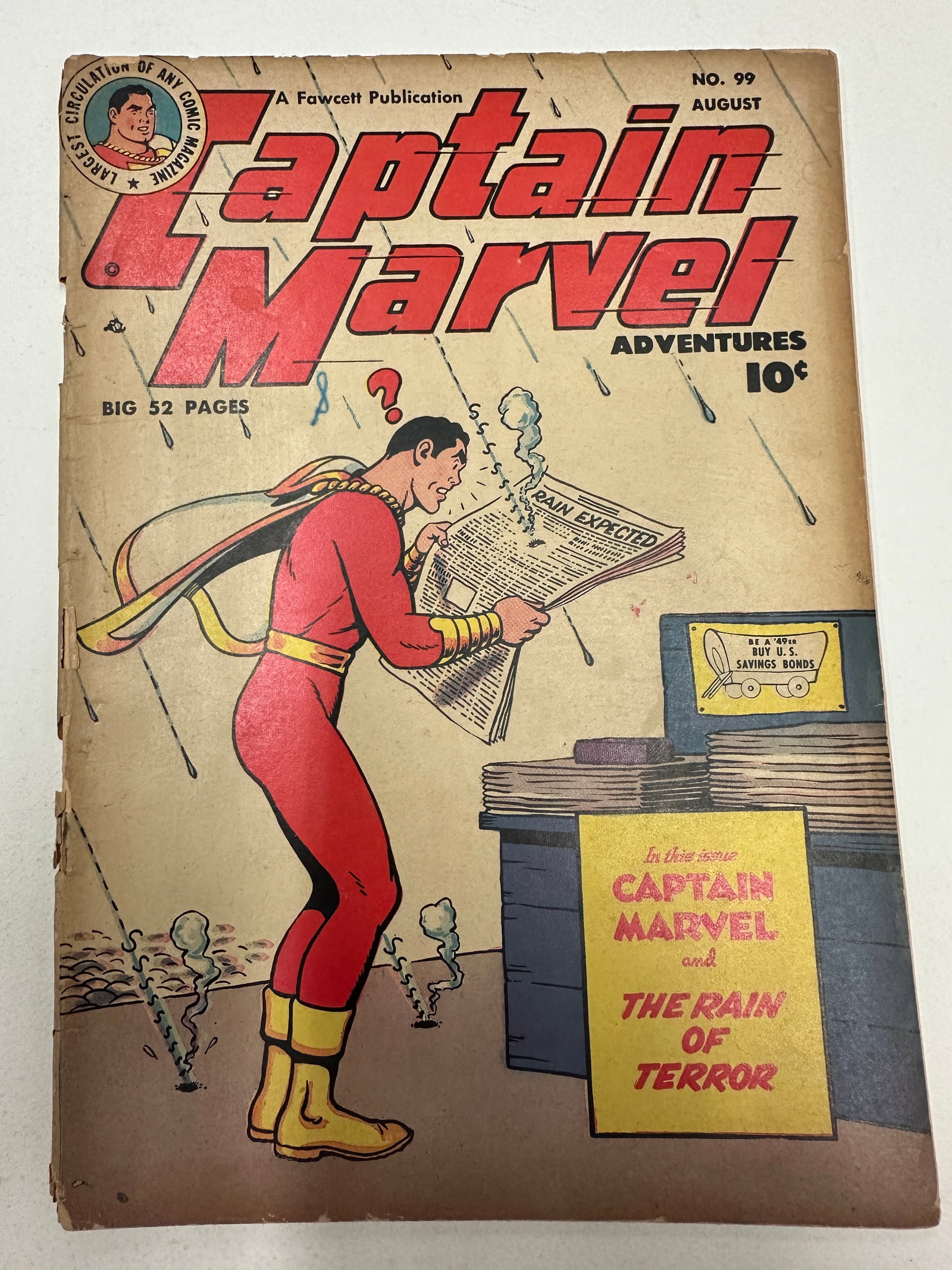 Captain Marvel Adventures #99, Fawcett Publications, August 1949 (1 of 3)