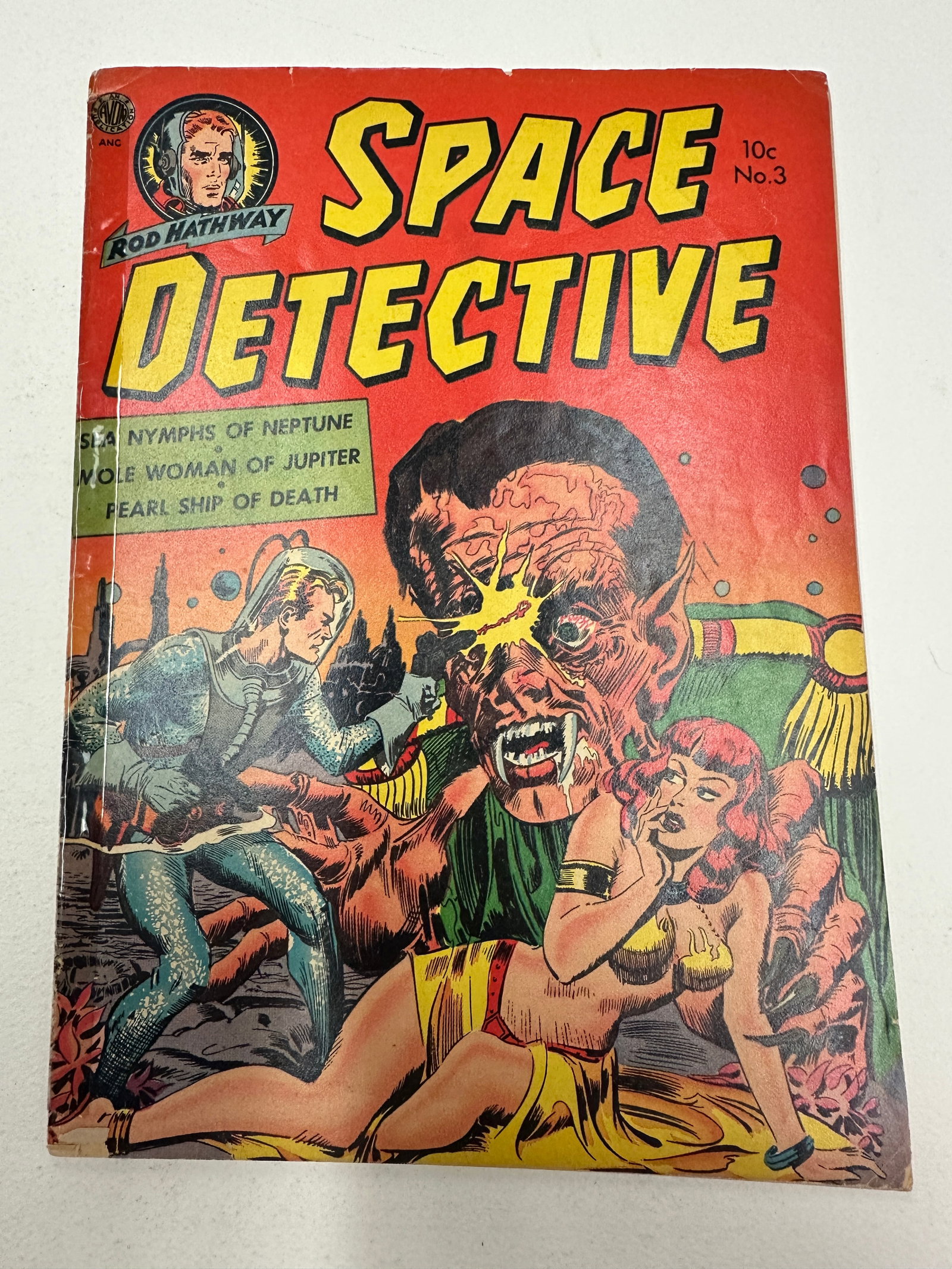 Space Detective #3 (Avon Comics, 1952) Rod Hathaway Golden Age Sci-Fi (1 of 3)