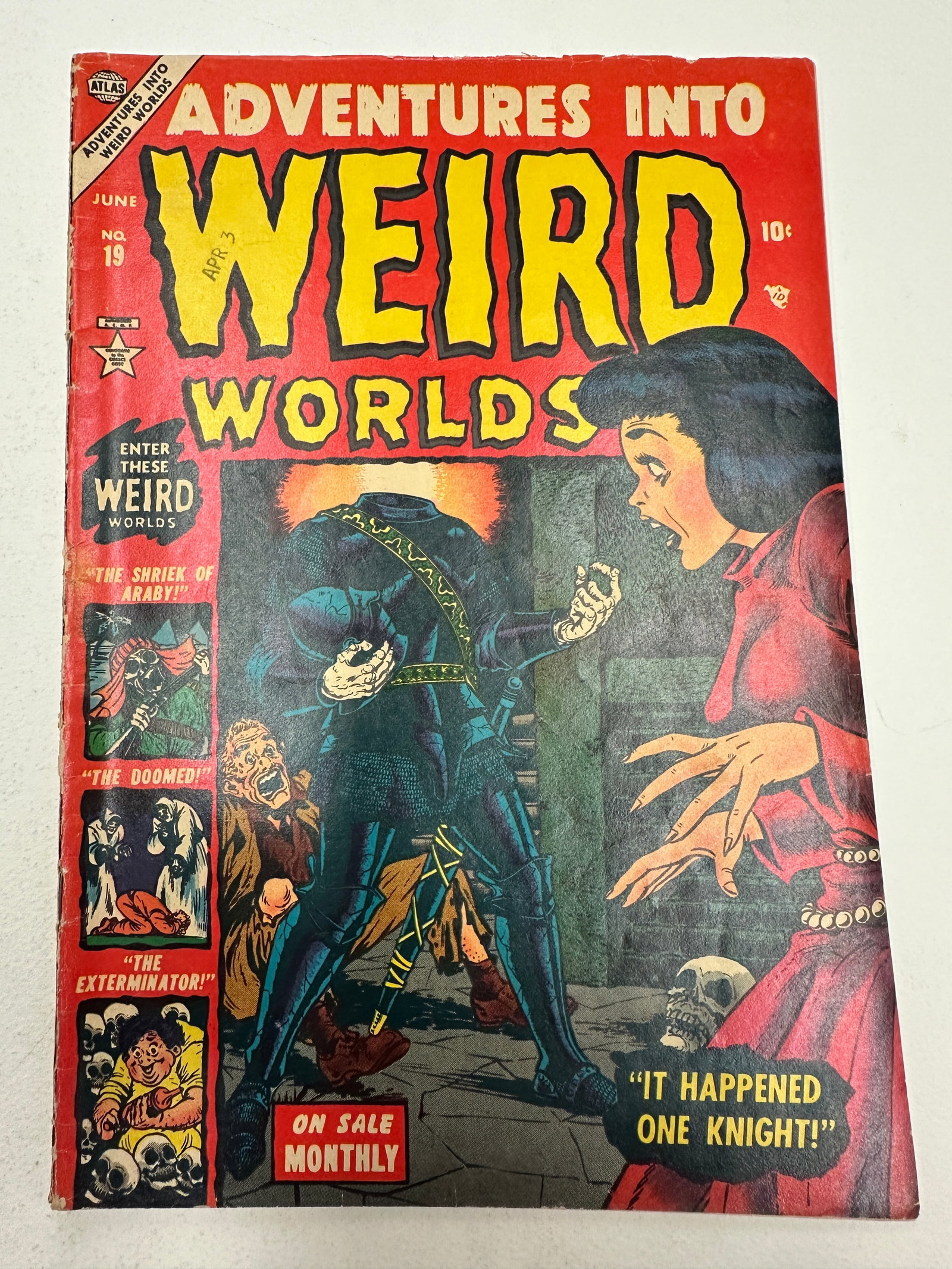 Adventures Into Weird Worlds #19, Atlas Comics, June 1953 — Pre-Code Horror (1 of 3)