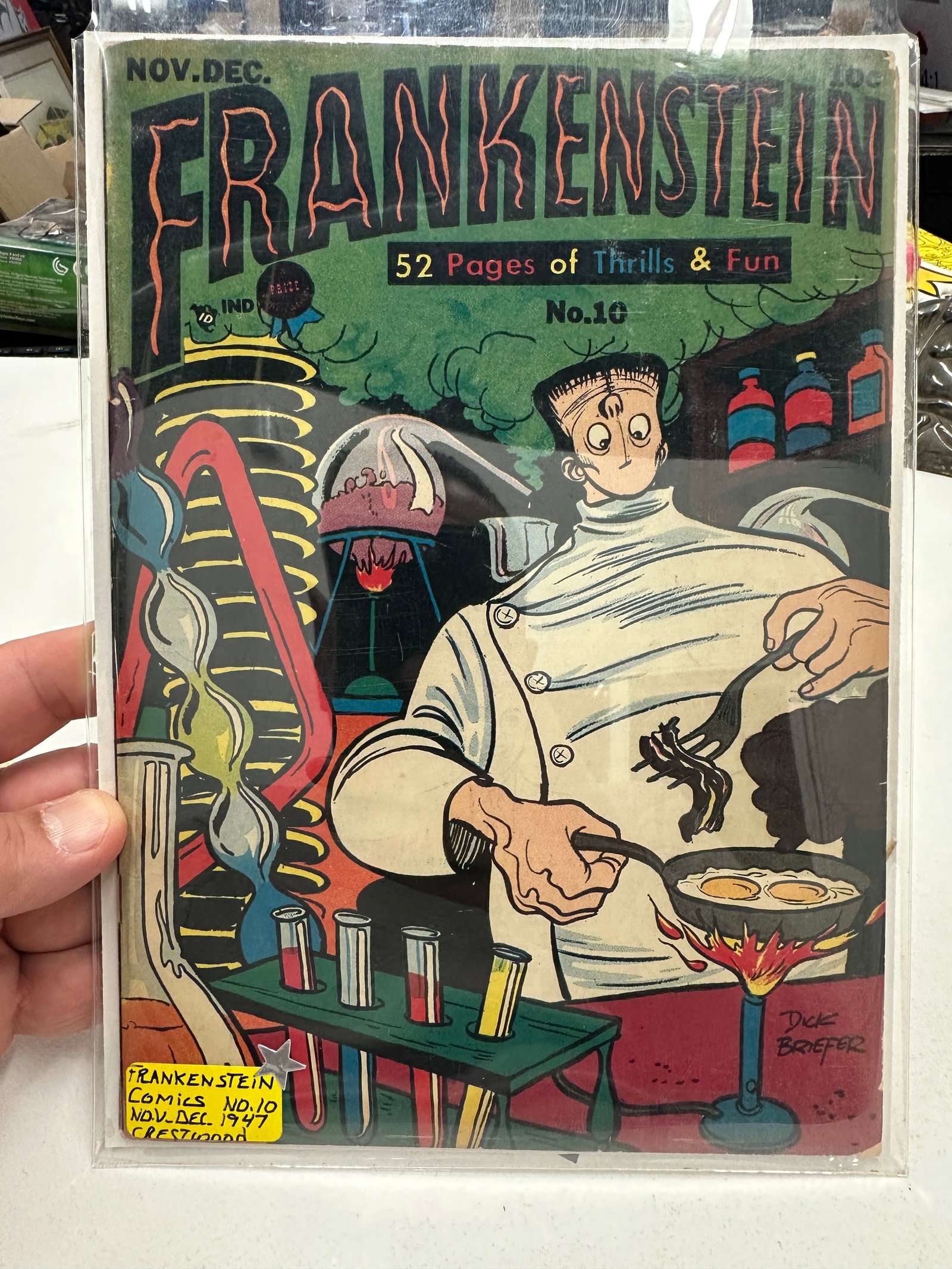 Frankenstein Comics #10, Prize/Crestwood, Nov-Dec 1947, Dick Briefer Art (1 of 2)