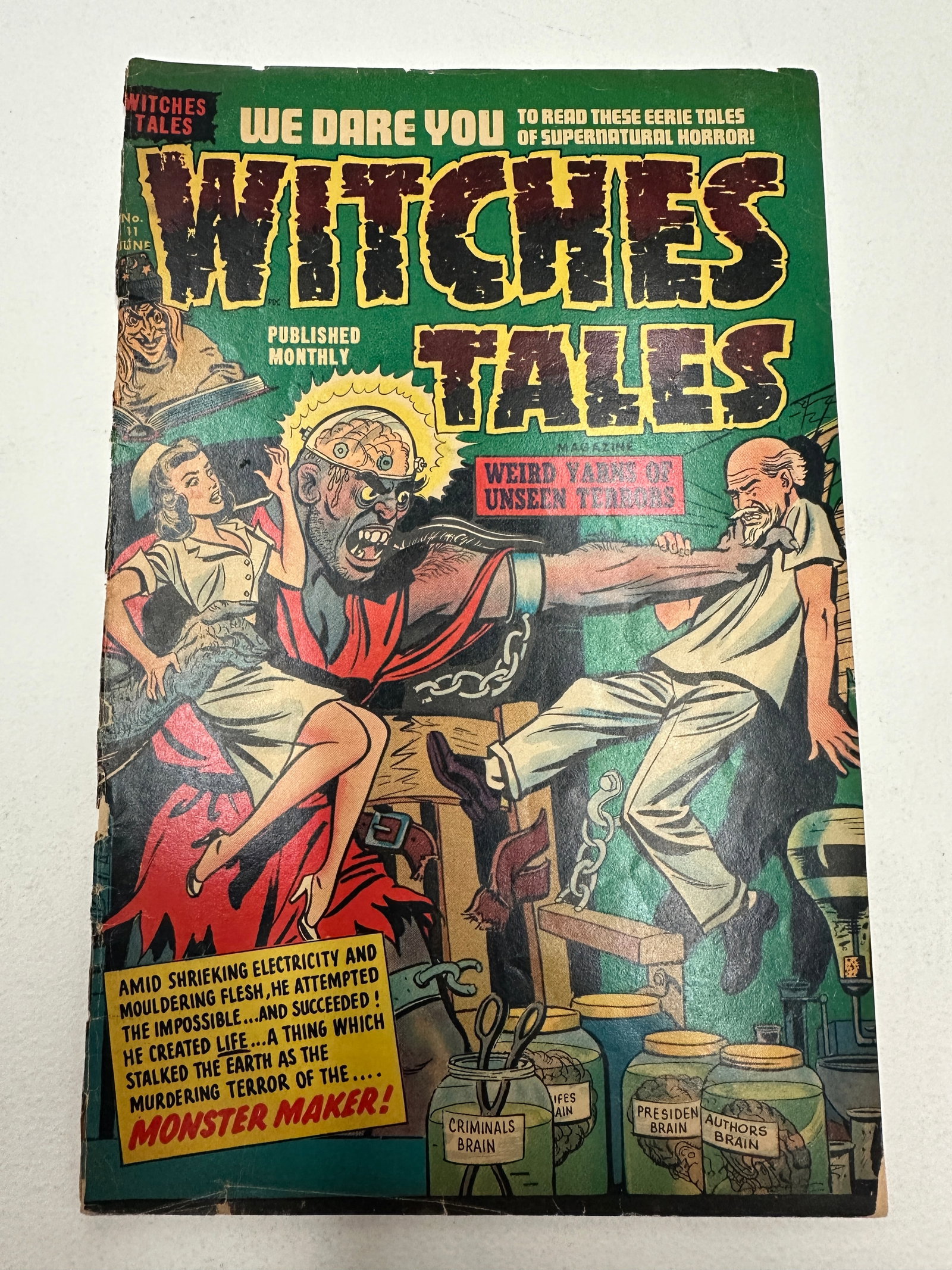 Witches Tales #11 (Harvey Comics, June 1952) Pre-Code Horror Comic (1 of 3)