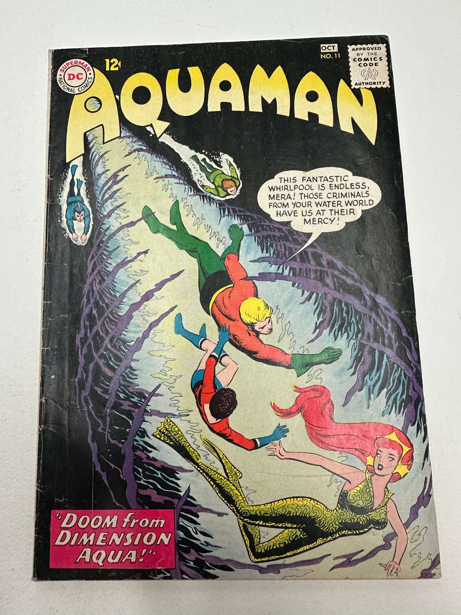 Aquaman #11 DC Comics Oct 1963 — 1st Appearance of Mera (1 of 3)