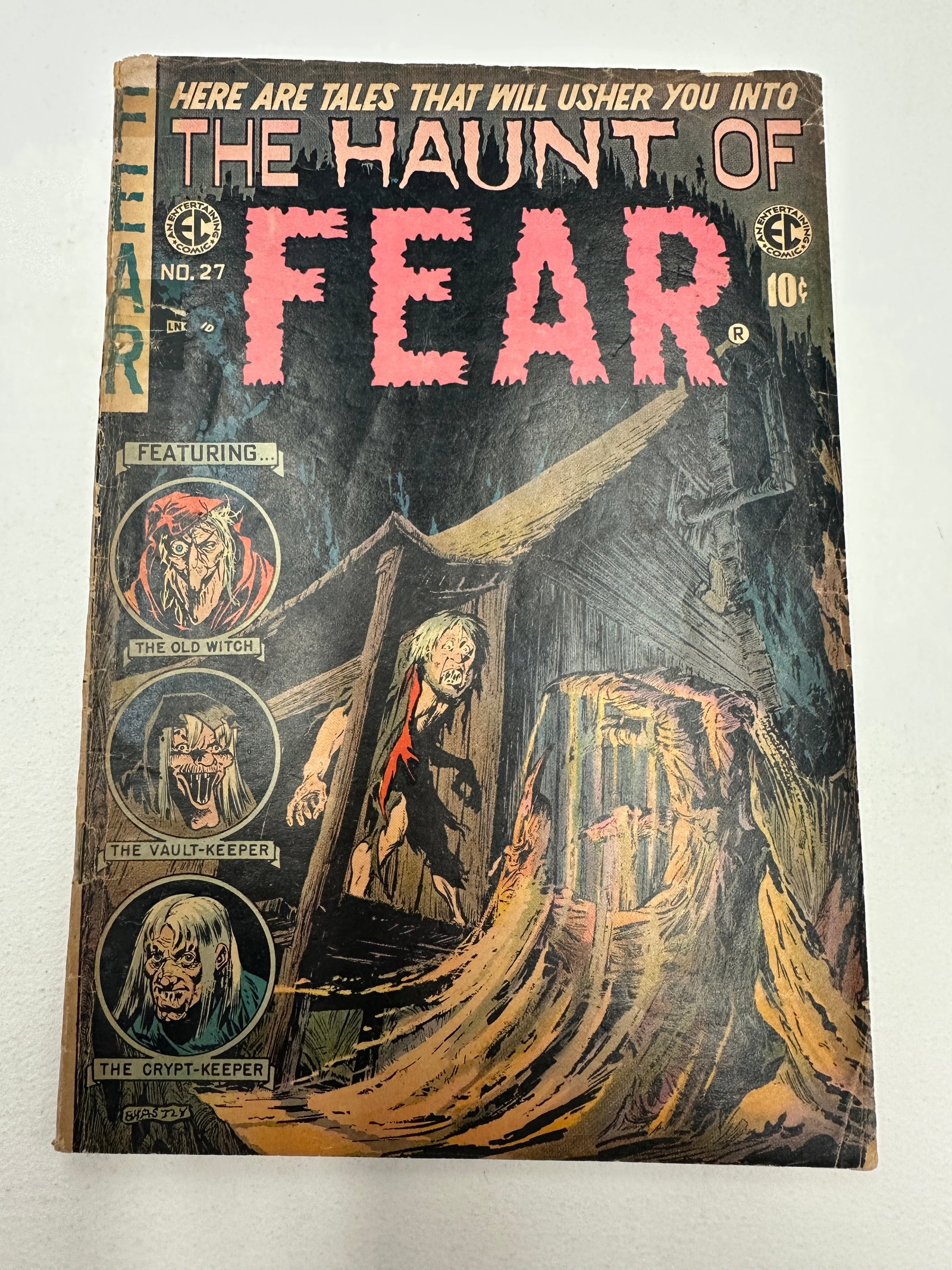 The Haunt of Fear #27 EC Comics 1954 Horror Comic — Old Witch, Vault-Keeper (1 of 3)