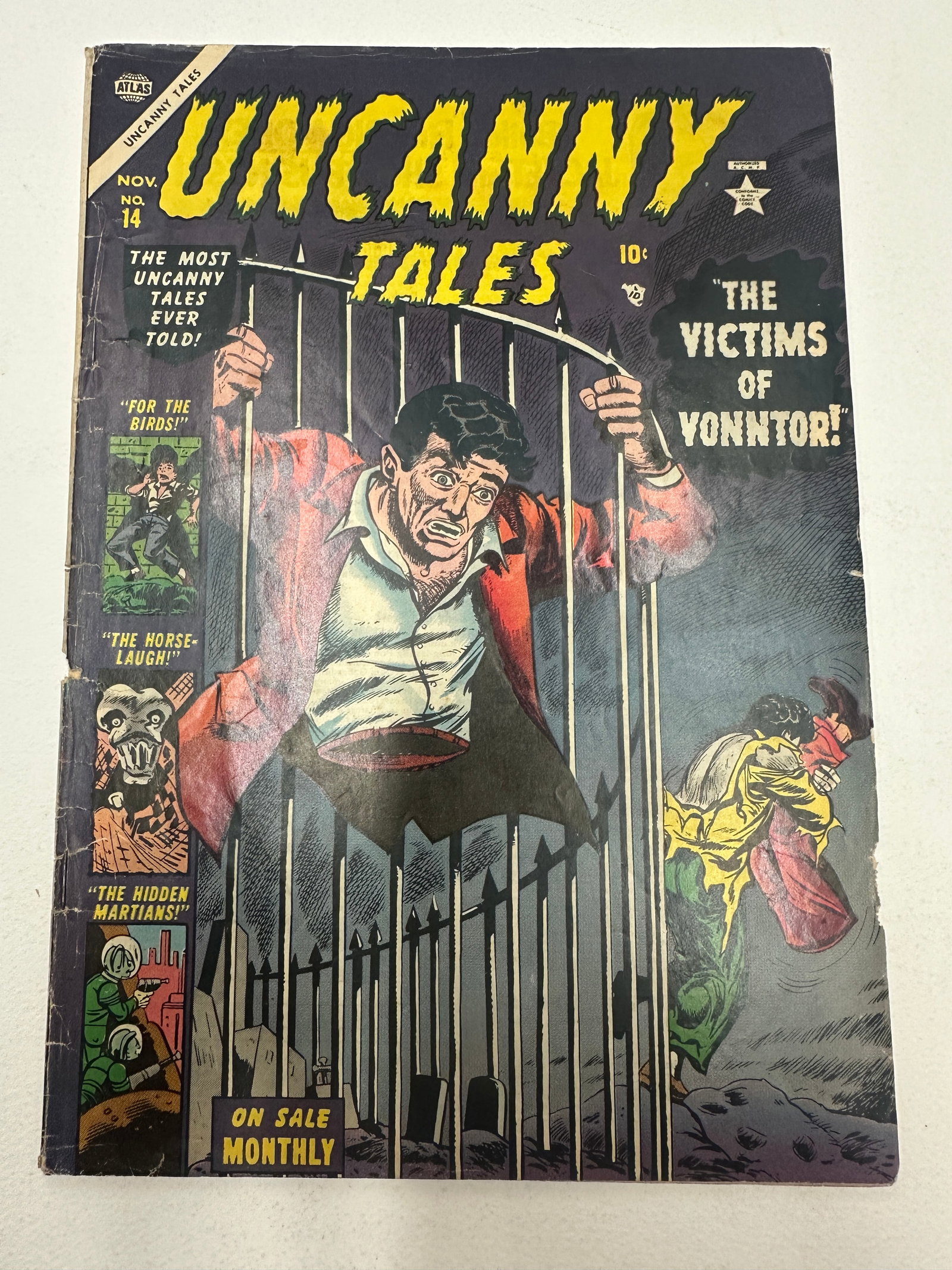 Uncanny Tales #14 Atlas Comics Nov 1953 Pre-Code Horror "Victims of Yonntor" (1 of 3)
