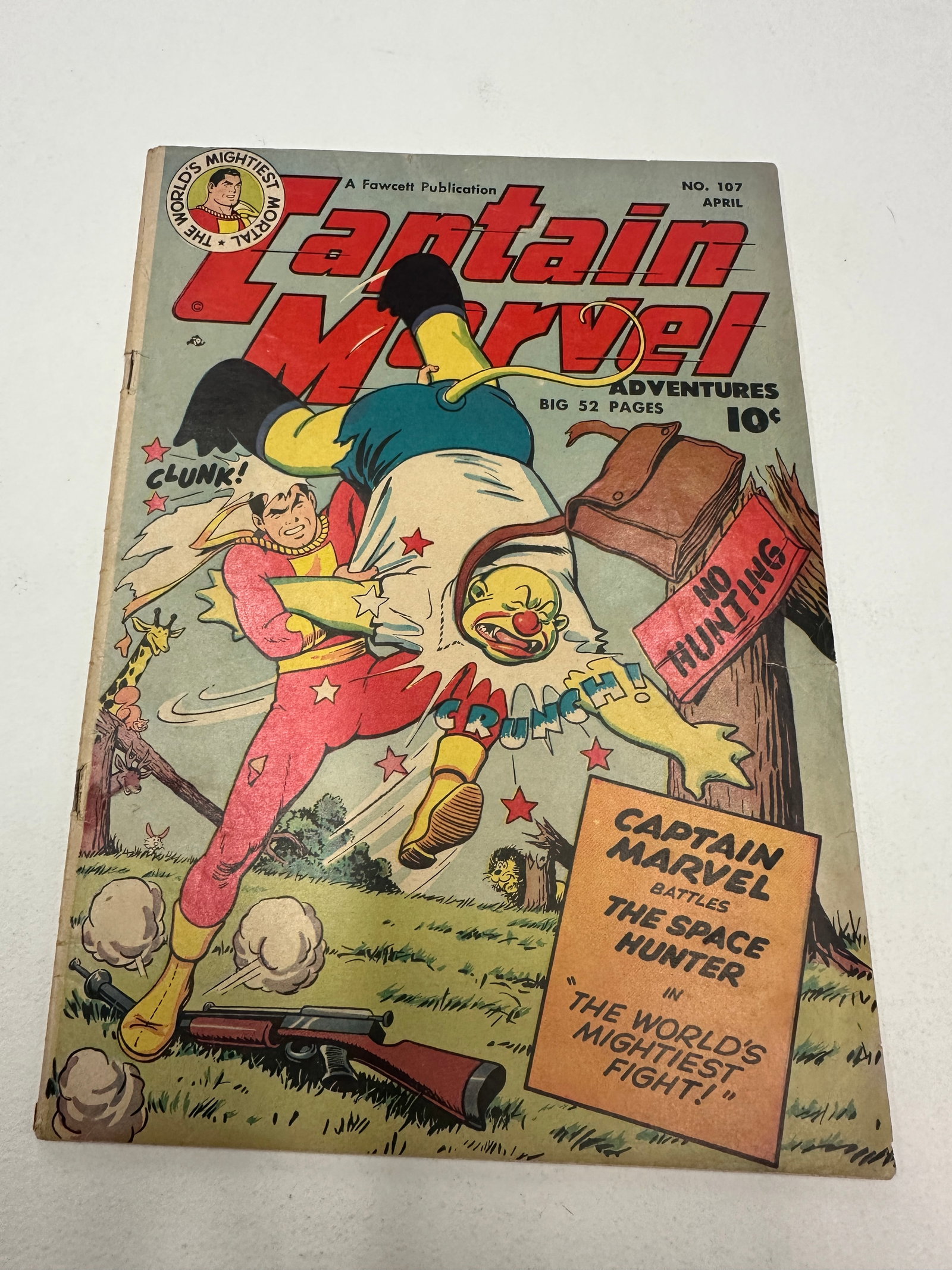 Captain Marvel Adventures #107, Fawcett Publications, April 1950 (1 of 3)