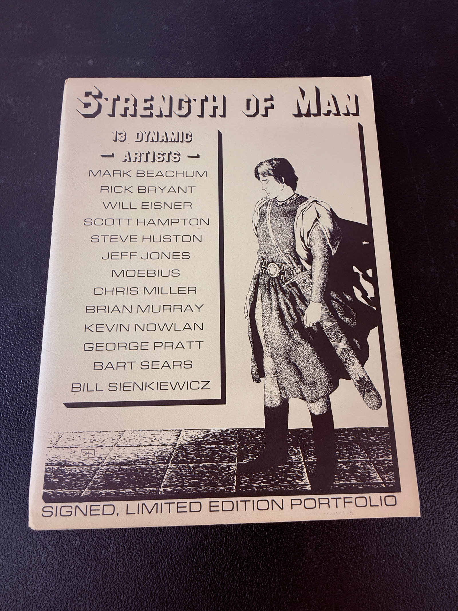 Strength of Man Signed Limited Edition Portfolio – 13 Dynamic Artists incl. Eisner & Moebius (1 of 20)