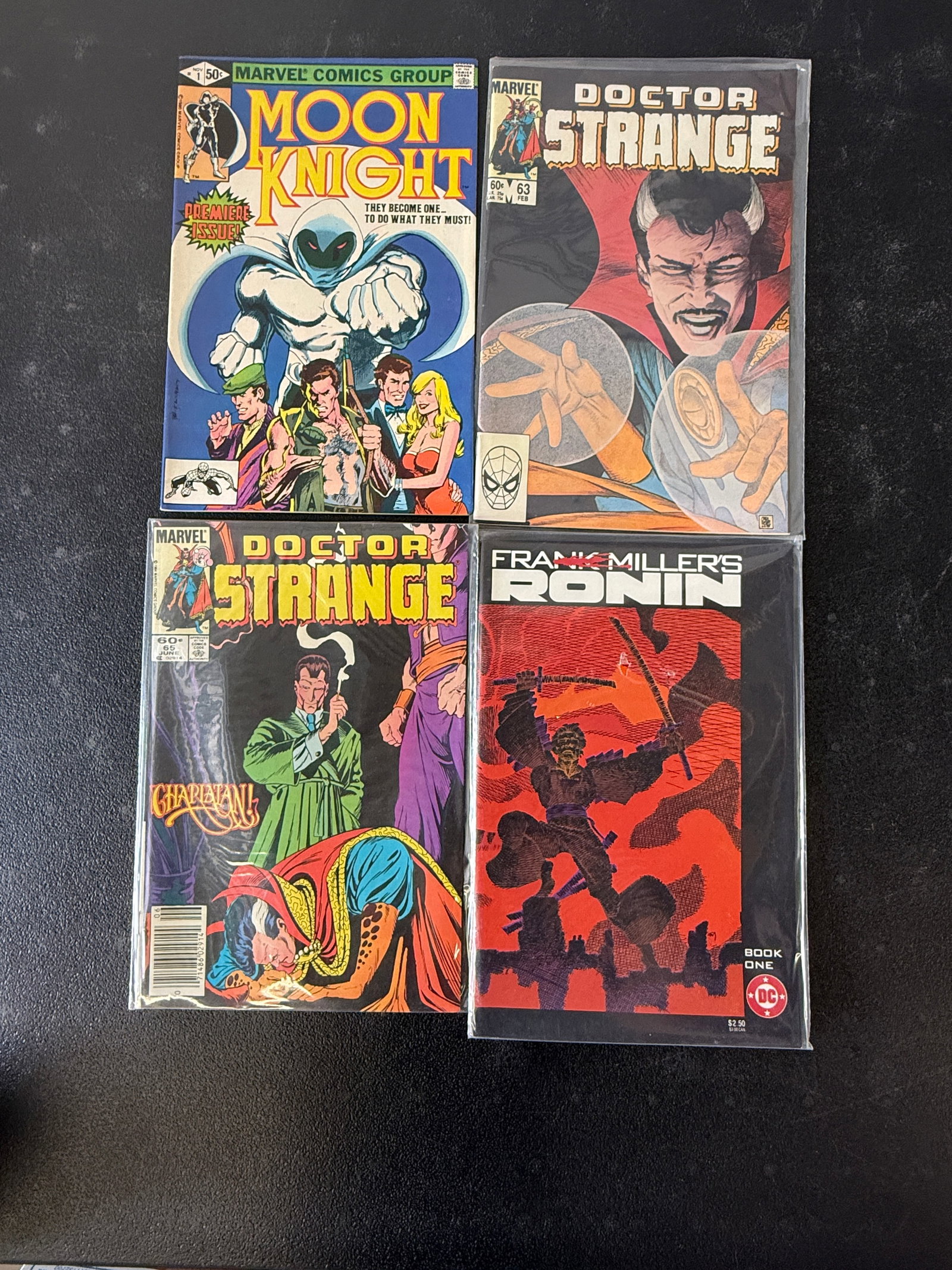 Marvel & DC Bronze Age Comics: Doctor Strange, Moon Knight, Frank Miller's Ronin x4 (1 of 2)
