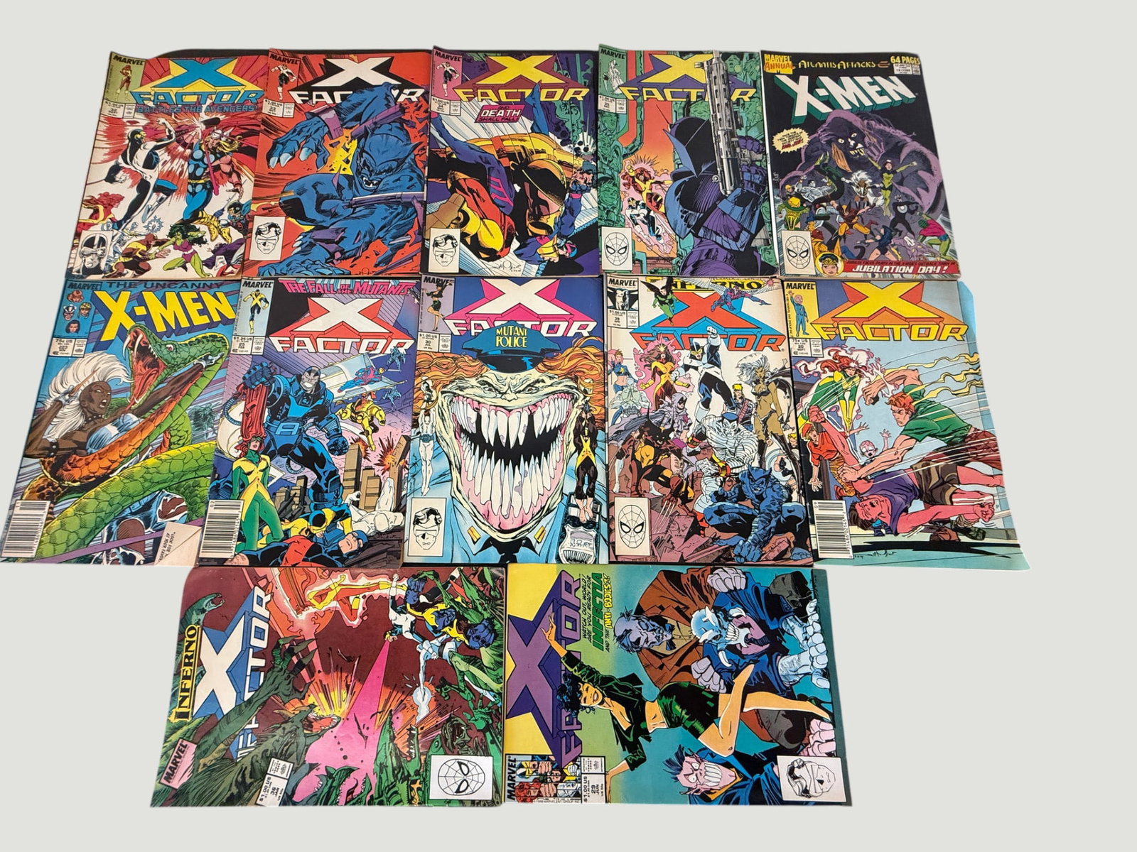 Marvel Comics X-Factor & X-Men Collection c.1987-1990, 13 Issues Inc. Annuals (1 of 2)