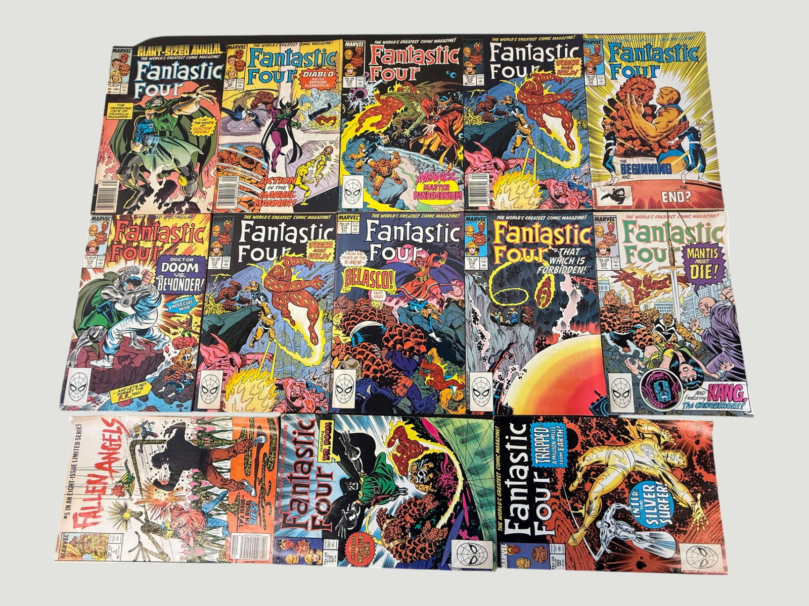 Marvel Comics Fantastic Four Mixed Lot of 13 Issues + 1 Annual, 1980s (1 of 2)