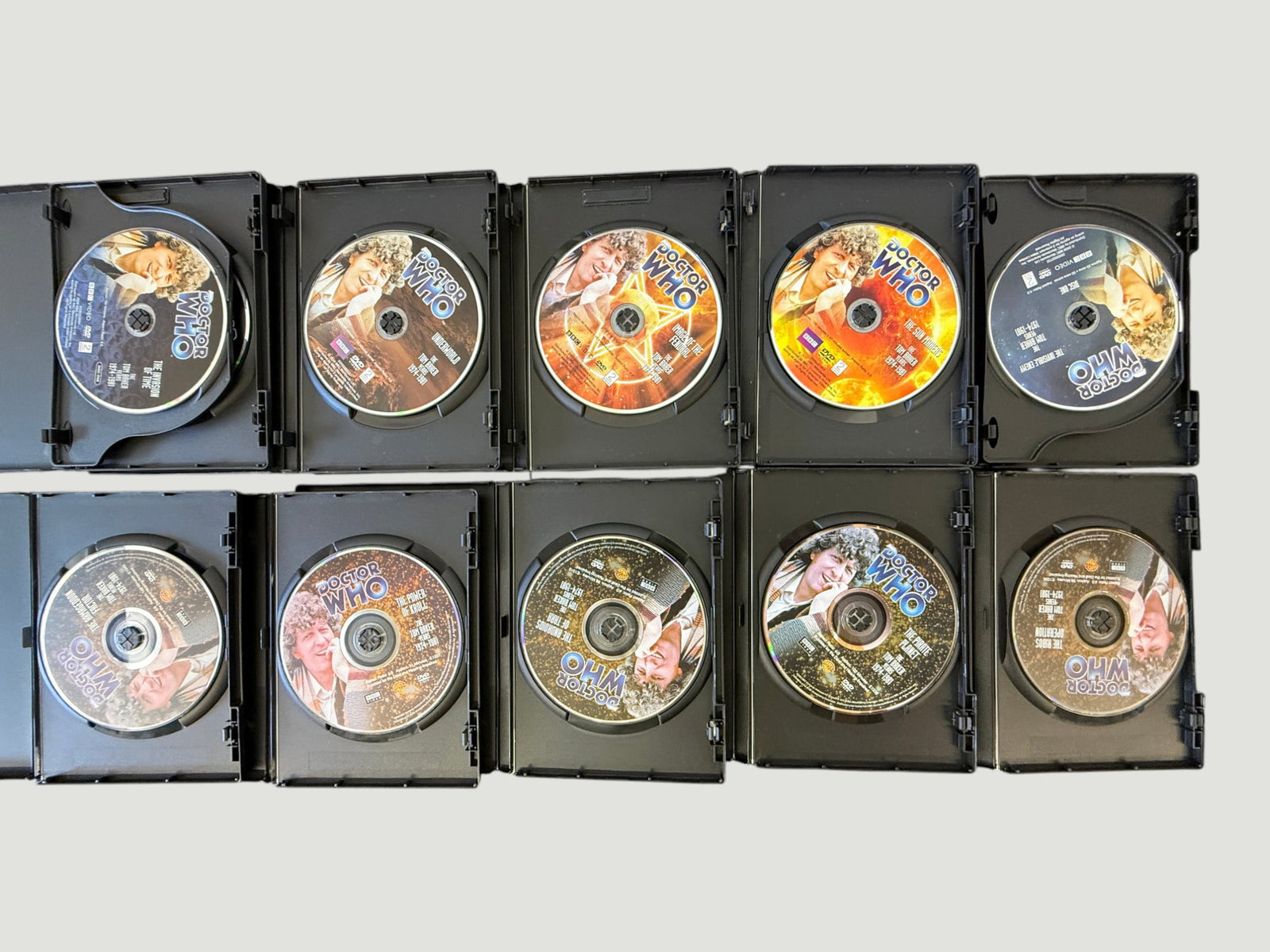 Doctor Who Classic Series DVD Collection - 10 Discs Tom Baker 4th Doctor BBC (1 of 2)