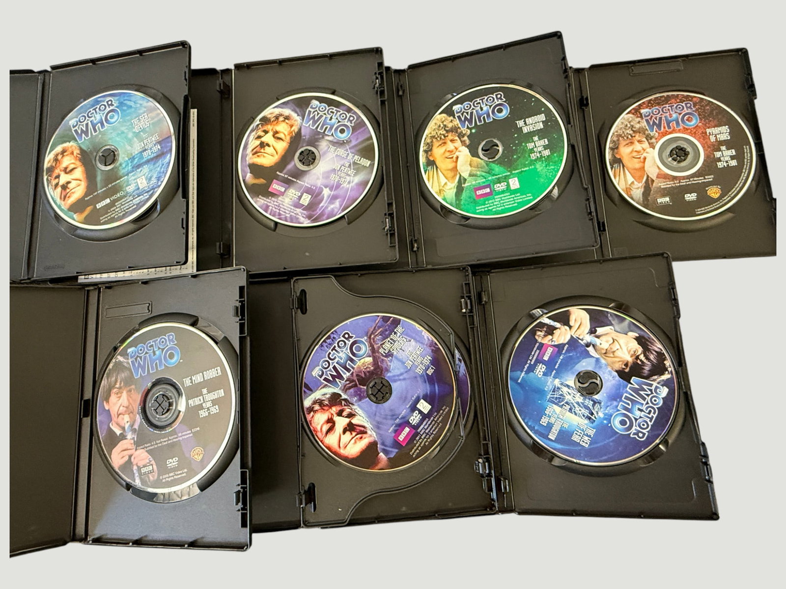 Doctor Who Classic Series DVD Collection — 7 Discs incl. Tom Baker & Jon Pertwee Era (1 of 2)