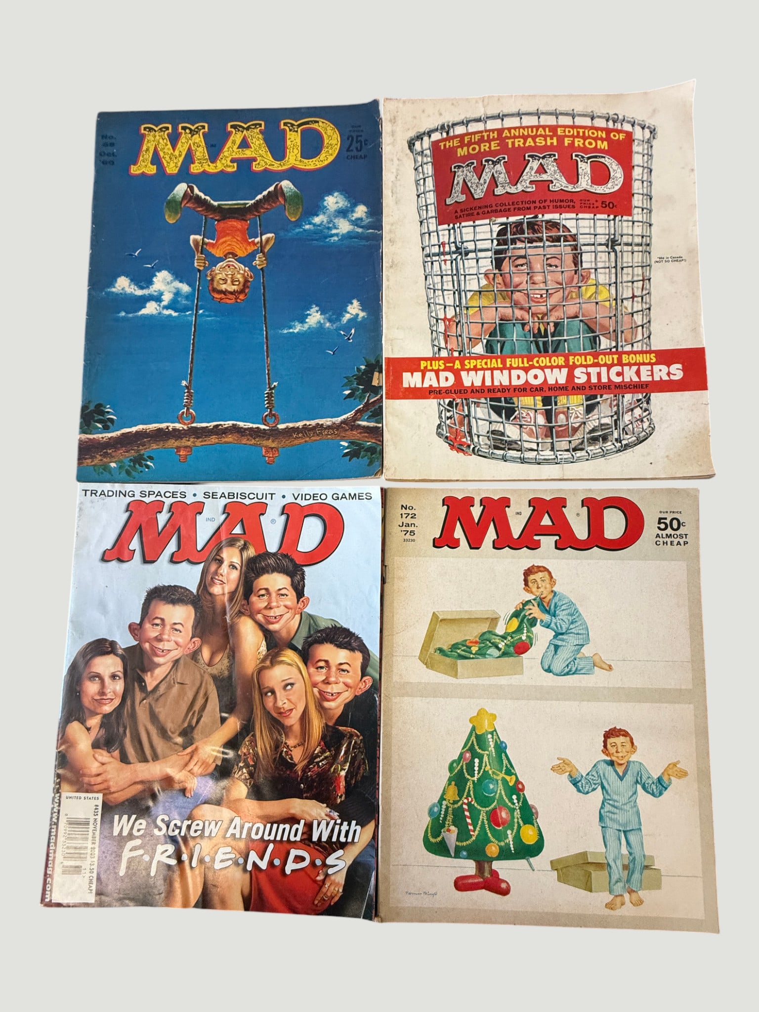 MAD Magazine Collection x4 Issues: #172, #435 & 2 Annuals, EC Publications (1 of 2)