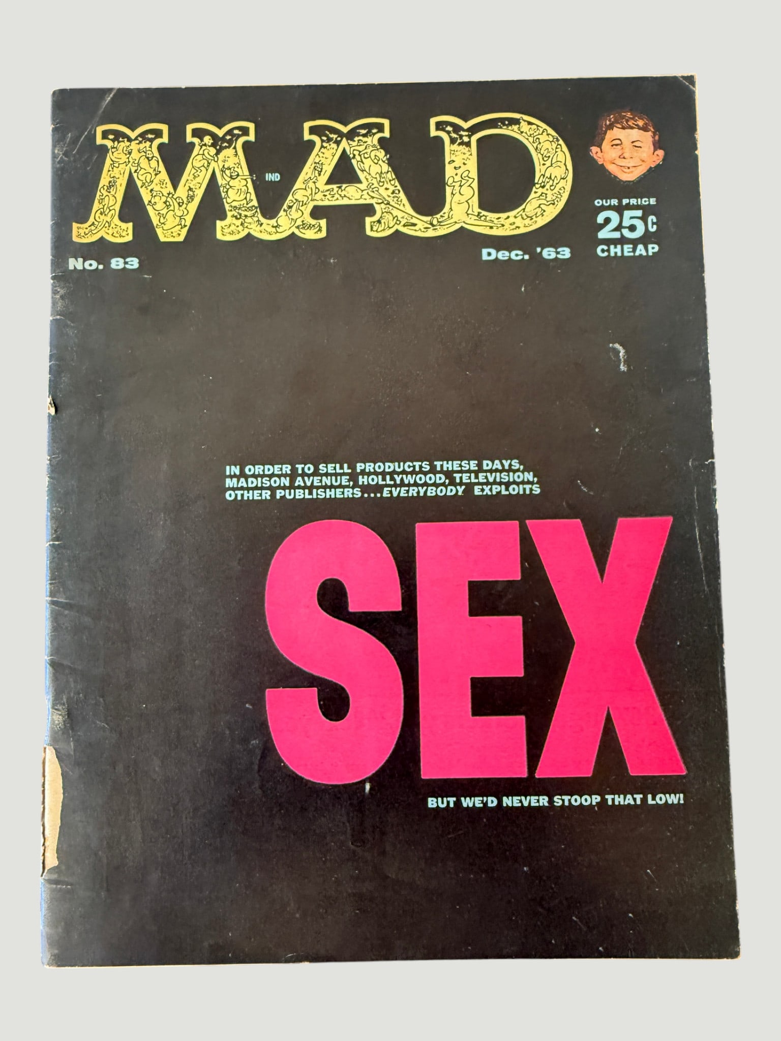 MAD Magazine No. 83, EC Publications, December 1963 — 'SEX' Cover (1 of 3)