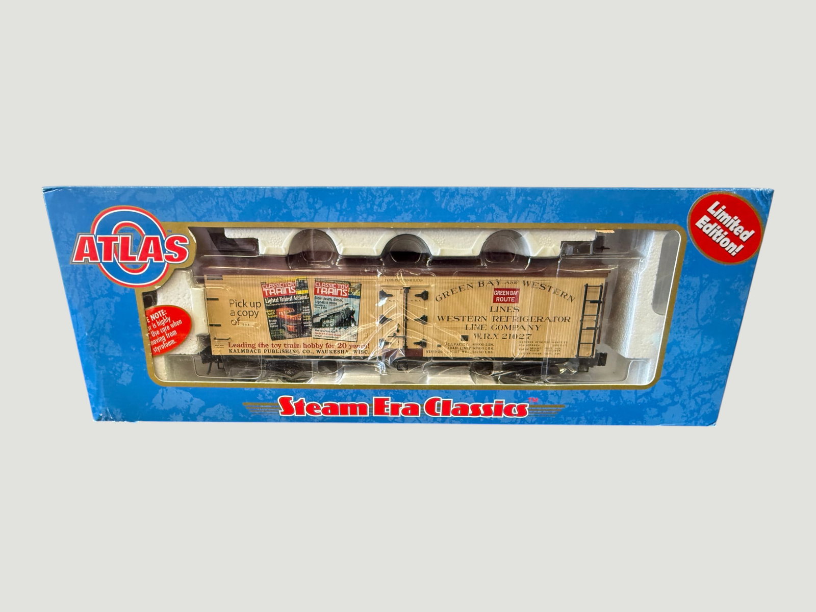 Atlas Steam Era Classics Limited Edition Green Bay & Western Refrigerator Car O Scale (1 of 4)