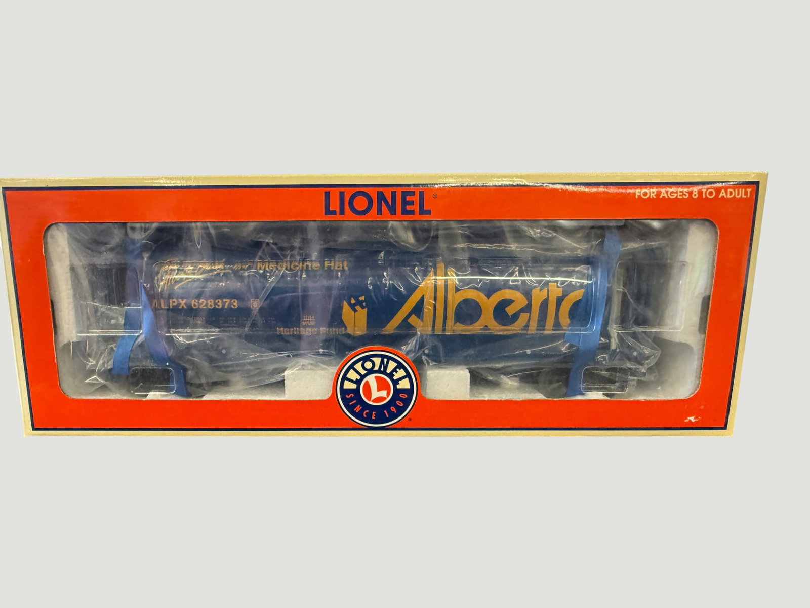 Lionel O-Gauge Alberta Heritage Fund Tank Car ALPX 628373 Medicine Hat (1 of 3)