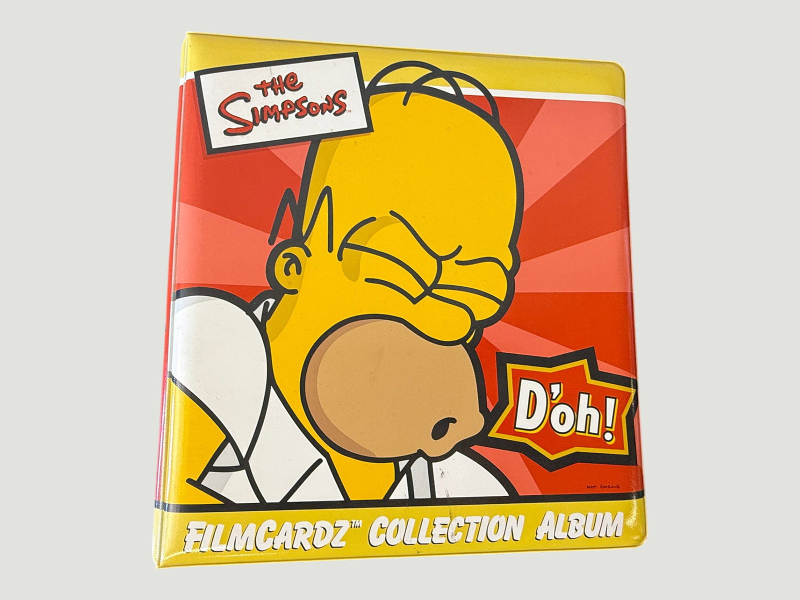 The Simpsons FilmCardz Collection Album Binder Homer D'oh (1 of 4)