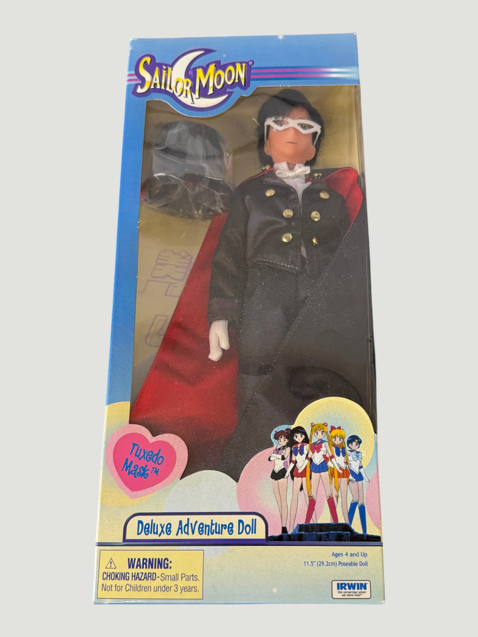 Sailor Moon Tuxedo Mask Deluxe Adventure Doll 11.5" Irwin Toy Sealed (1 of 3)