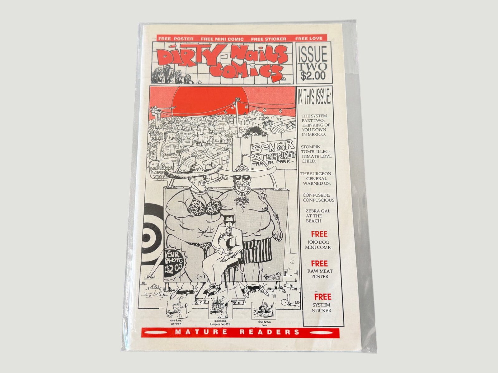 Dirty Nails Comics Issue Two #2 Underground Comix 1988 Mature Readers $2.00 (1 of 2)
