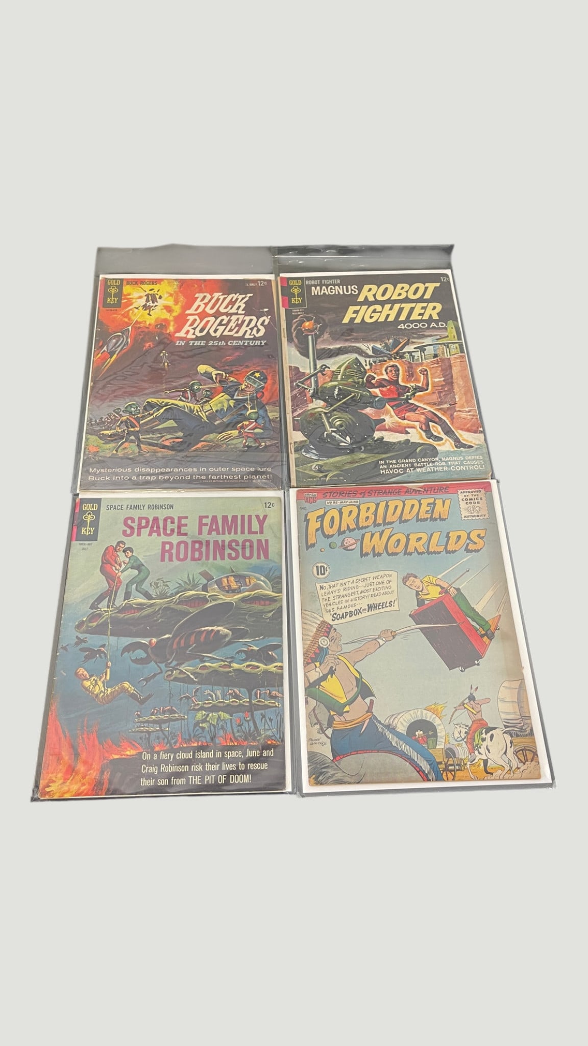 Vintage Gold Key & ACG Sci-Fi Comics (4): Buck Rogers, Magnus, Space Family Robinson, Forbidden Worl (1 of 1)