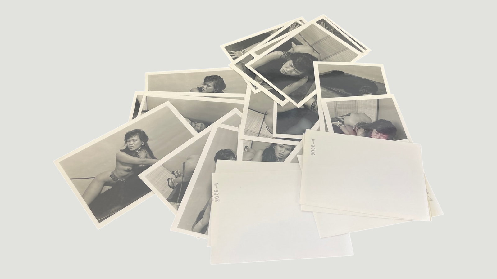 Vintage Adult Black & White Photograph Lot — Large Collection 1950s Asian: Vintage Adult Black & White Photograph Lot — Large Collection 1950s Asian