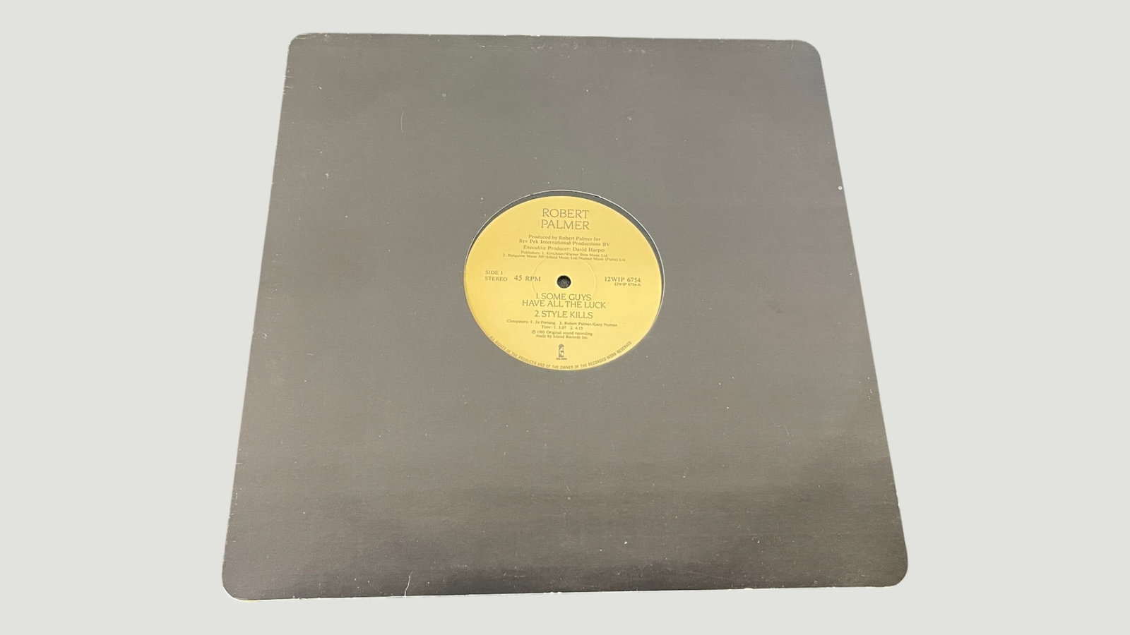 Robert Palmer 'Some Guys Have All The Luck' 12" Vinyl Single 45 RPM (1 of 3)