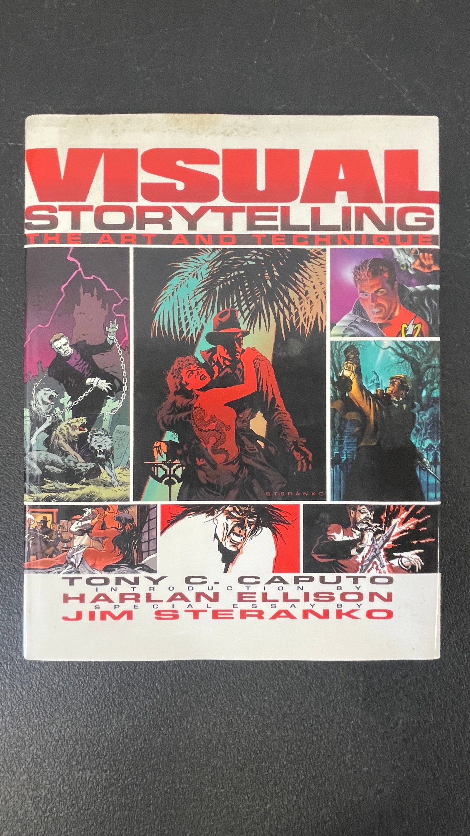 Signed Visual Storytelling: The Art and Technique by Tony C. Caputo, TPB 1993: Signed Visual Storytelling: The Art and Technique is an instructional trade paperback written by Tony C. Caputo, published by Watson-Guptill in 1993. The book features an introduction by acclaimed sci