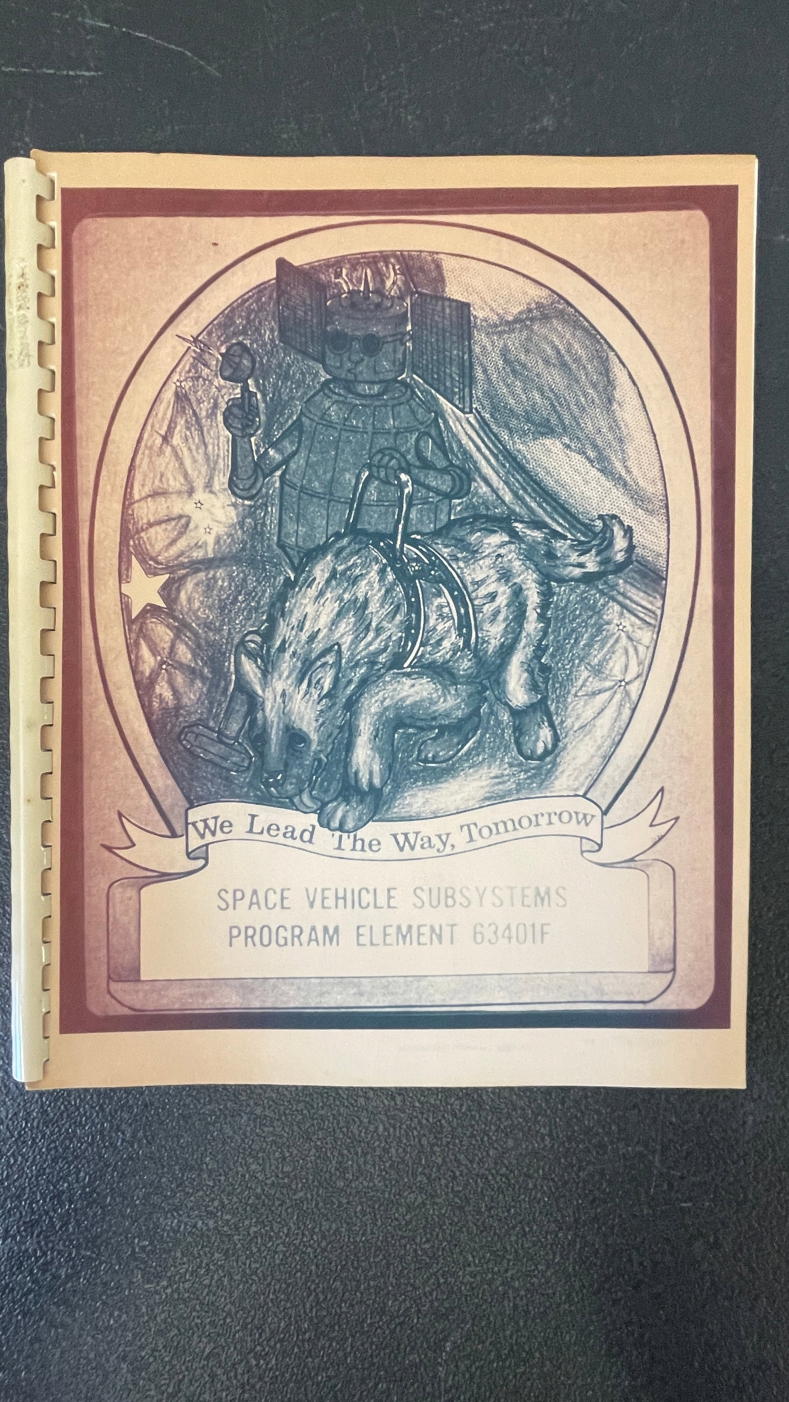 USAF Space Vehicle Subsystems Program Element 63401F Spiral-Bound Manual (1 of 3)