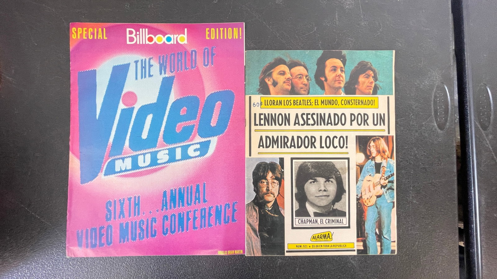 Billboard Video Music Special Edition + Alarma! #921 Lennon Assassination (1980s) (1 of 5)