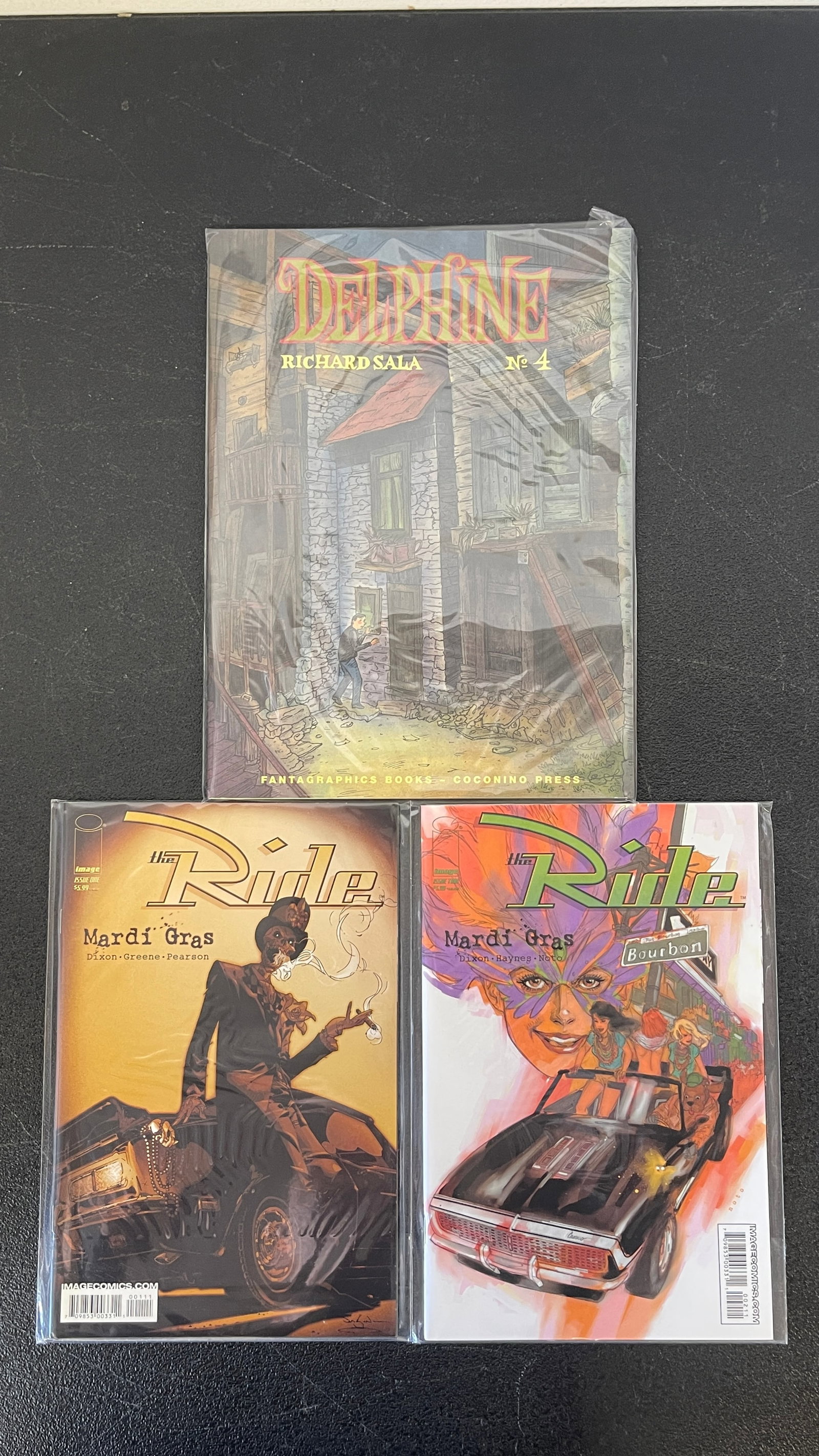 Delphine #4 (Fantagraphics) & The Ride: Mardi Gras #1-2 (Image Comics) Bundle (1 of 5)