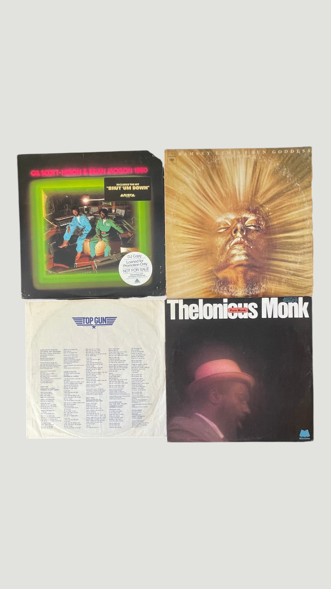 Vintage Jazz & Soul Vinyl LP Collection — Gil Scott-Heron, Monk, Ramsey Lewis (4) (1 of 4)
