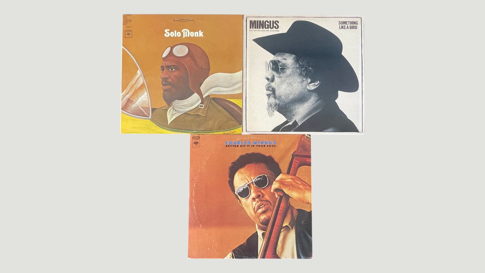 Jazz Vinyl LP Collection: Thelonious Monk & Charles Mingus (3 Records) (1 of 4)