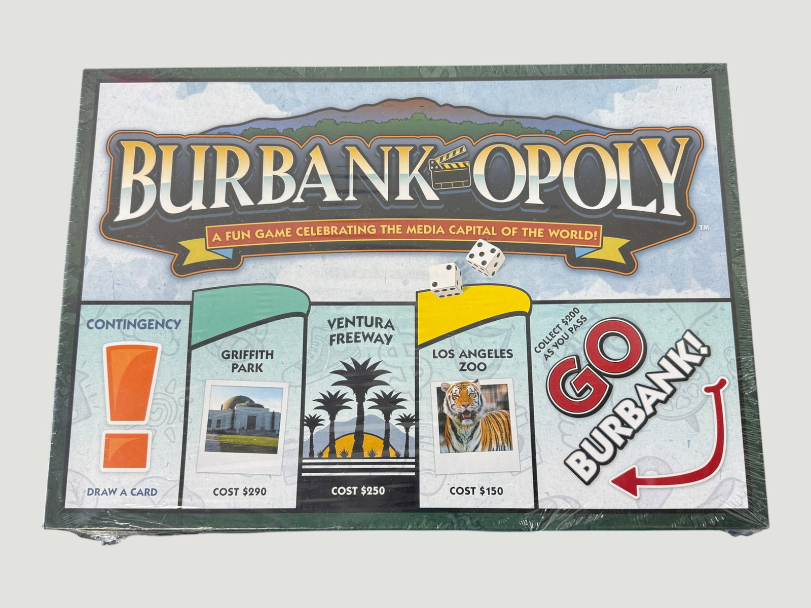 Burbank-Opoly Board Game – Monopoly Variant Celebrating Burbank, CA (1 of 3)