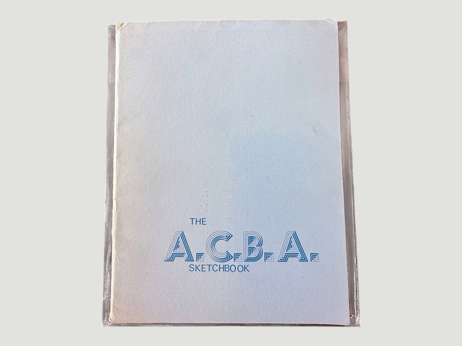 The A.C.B.A. Sketchbook — Academy of Comic Book Arts, c.1970s: A rare publication from the Academy of Comic Book Arts (A.C.B.A.), the professional organization founded in 1970 that represented comic book artists and writers during a pivotal era in the industry. T