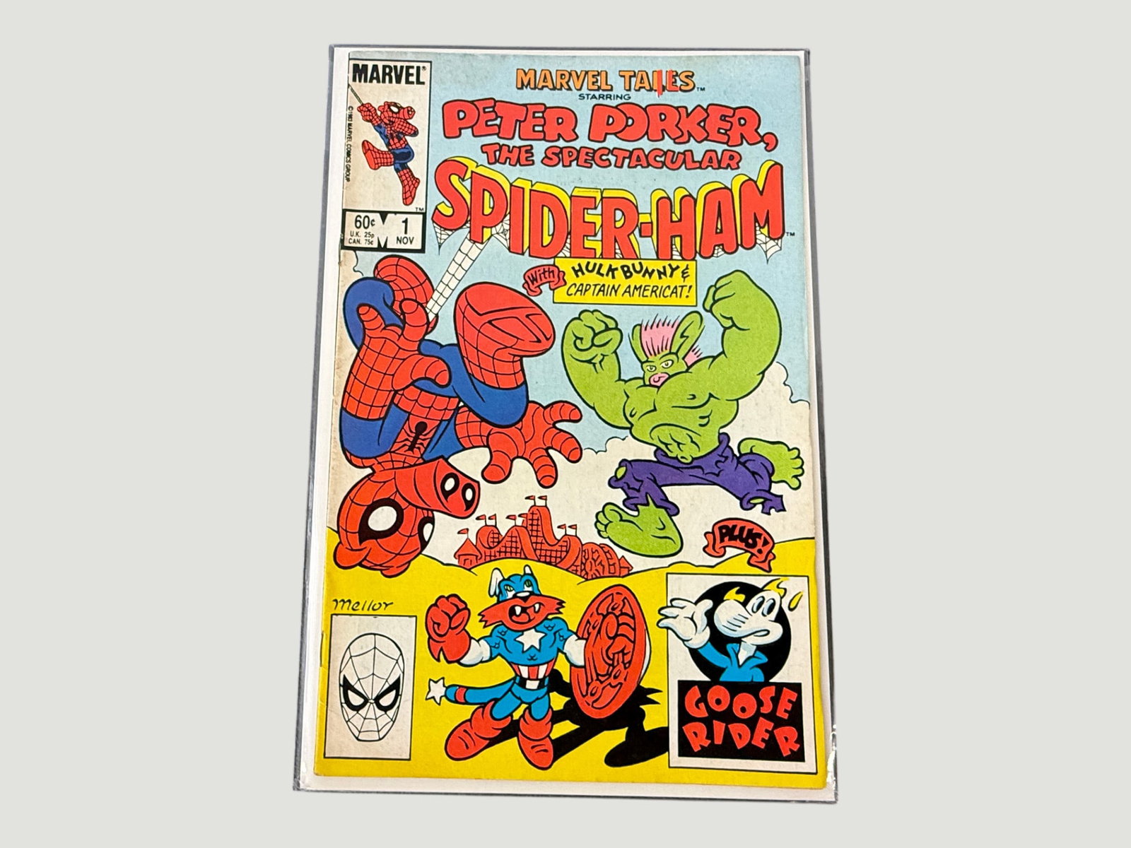 Marvel Tails #1 Peter Porker The Spectacular Spider-Ham Marvel Comics 1983 (1 of 2)