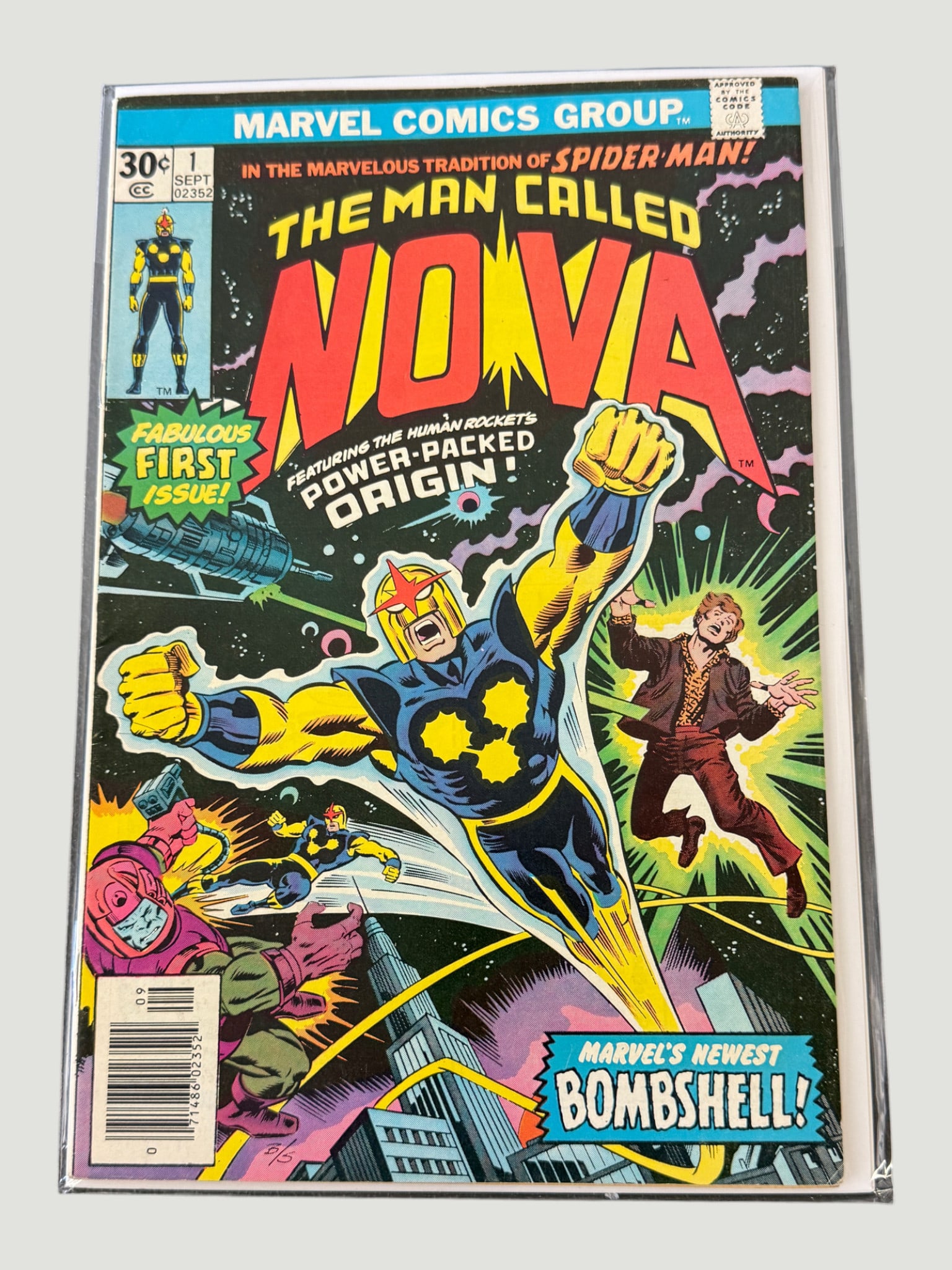 Marvel Comics Nova #1 First Issue 'The Man Called Nova' Sept 1976 (1 of 2)