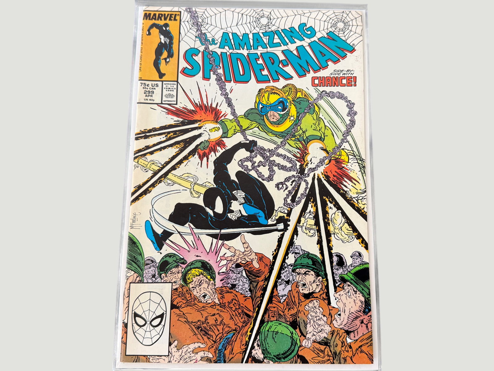 Amazing Spider-Man #299 Marvel Comics Apr 1988 Black Suit Venom McFarlane (1 of 2)
