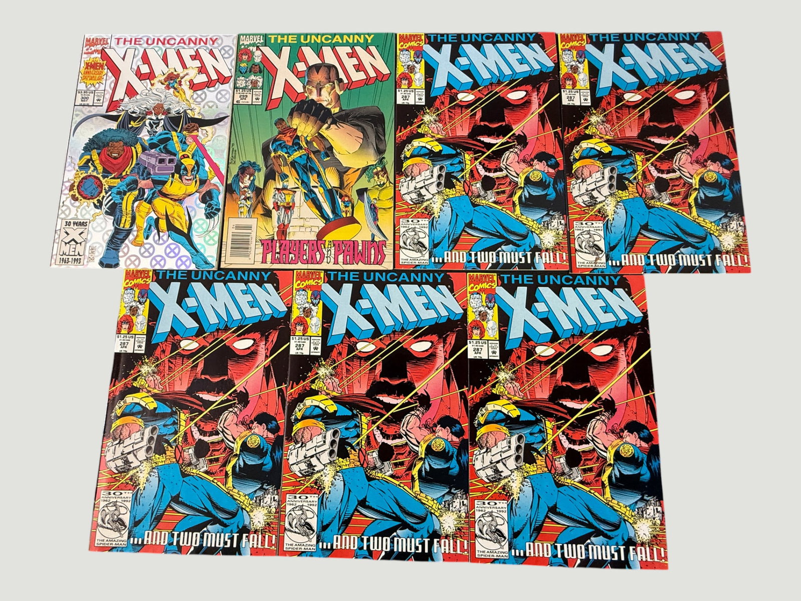Marvel Comics The Uncanny X-Men Issues #297, #312, #300 (1992-93) Lot of 7 (1 of 2)