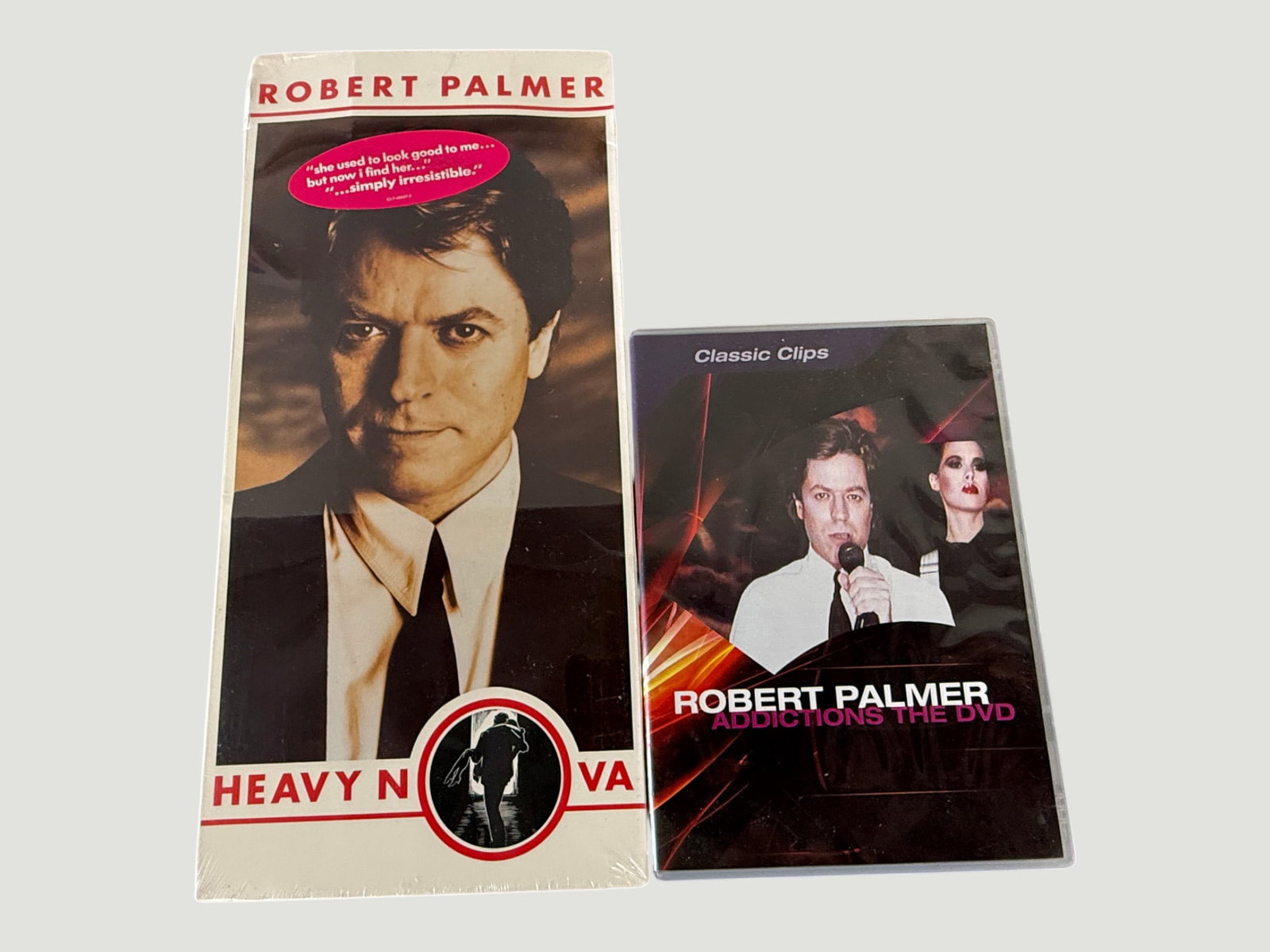 Robert Palmer 'Heavy Nova' Long Box CD & 'Addictions The DVD' Classic Clips Bundle (1 of 2)