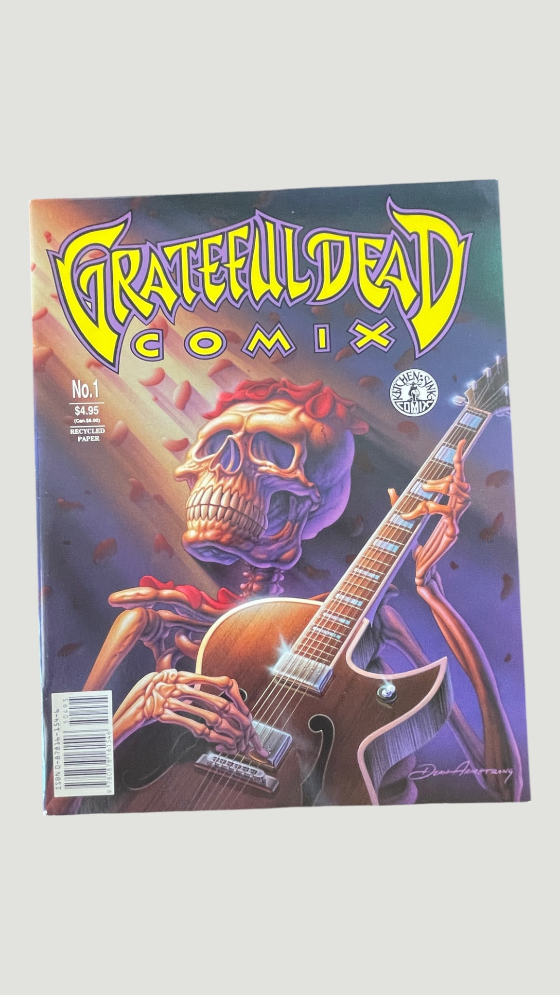 Grateful Dead Comix No. 1, Kitchen Sink Comics, 1991 — Cover Art by Dean Armstrong (1 of 3)