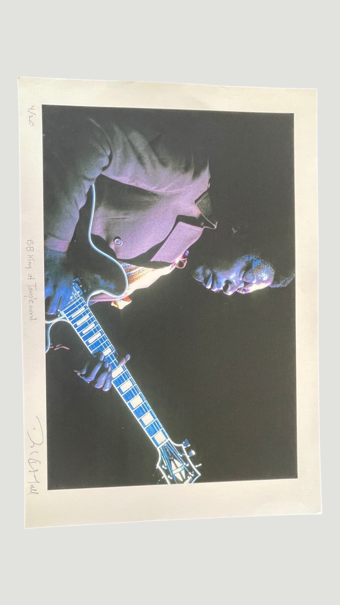 BB King at Tanglewood Limited Edition Signed Photo Print 4/20 (1 of 7)